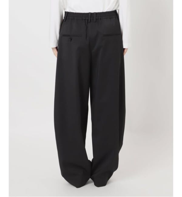 FRAMeWORK「≪WEB限定≫タックカーブバックゴムパンツ 2」|スラックス|