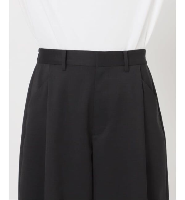 FRAMeWORK「≪WEB限定≫タックカーブバックゴムパンツ 2」|スラックス|