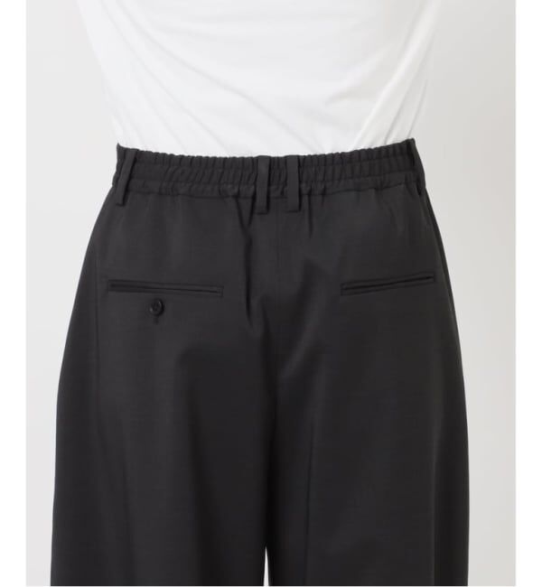 FRAMeWORK「≪WEB限定≫タックカーブバックゴムパンツ 2」|スラックス|