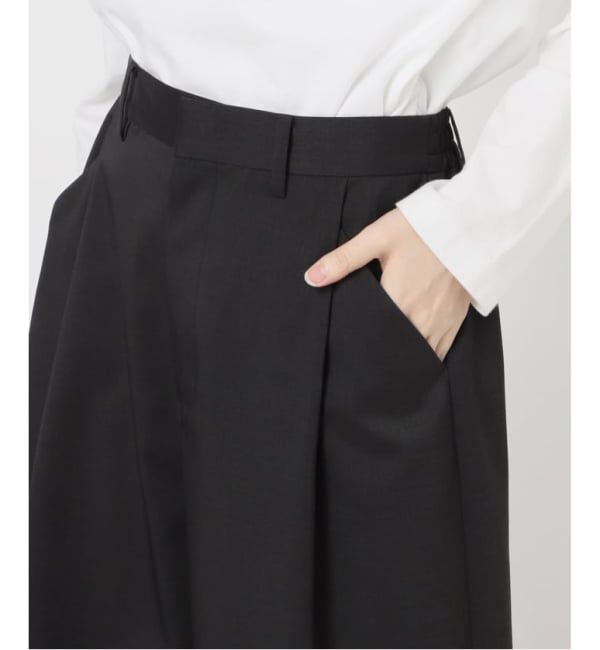 FRAMeWORK「≪WEB限定≫タックカーブバックゴムパンツ 2」|スラックス|