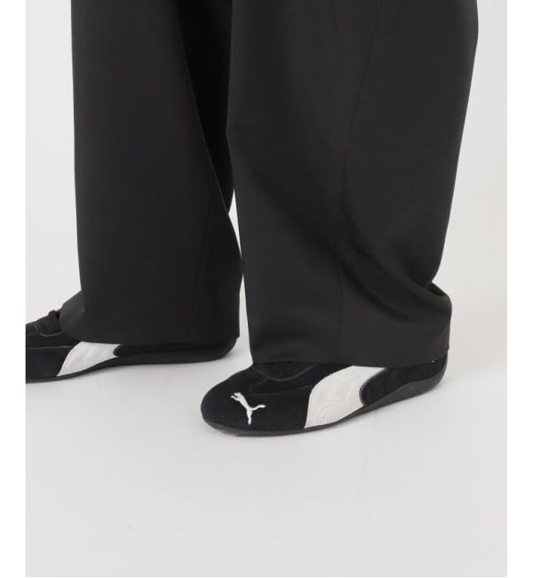 FRAMeWORK「≪WEB限定≫タックカーブバックゴムパンツ 2」|スラックス|