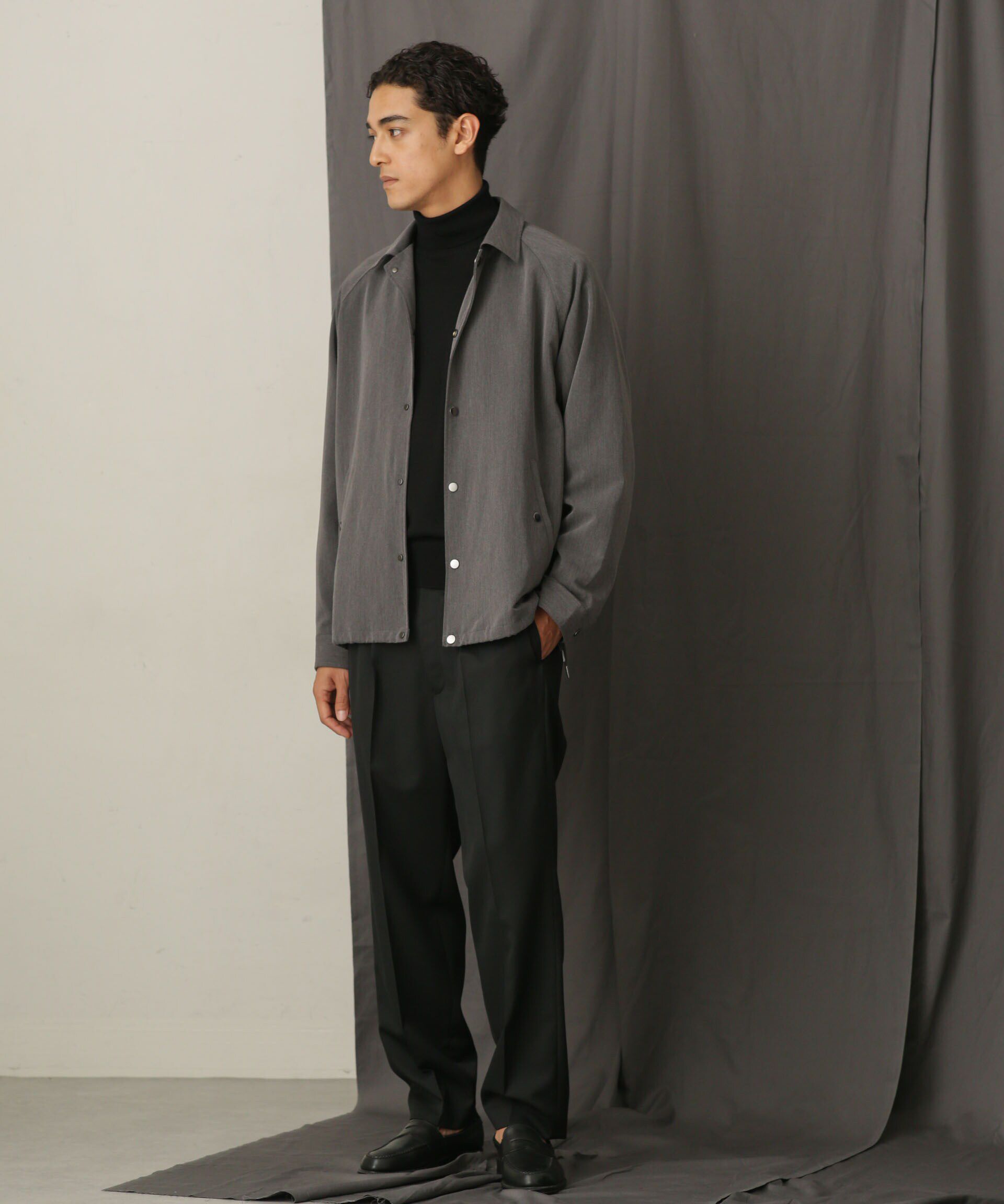 nano･universe「「毛玉レスニット」 ファインゲージタートルネック」|ニット・セーター|