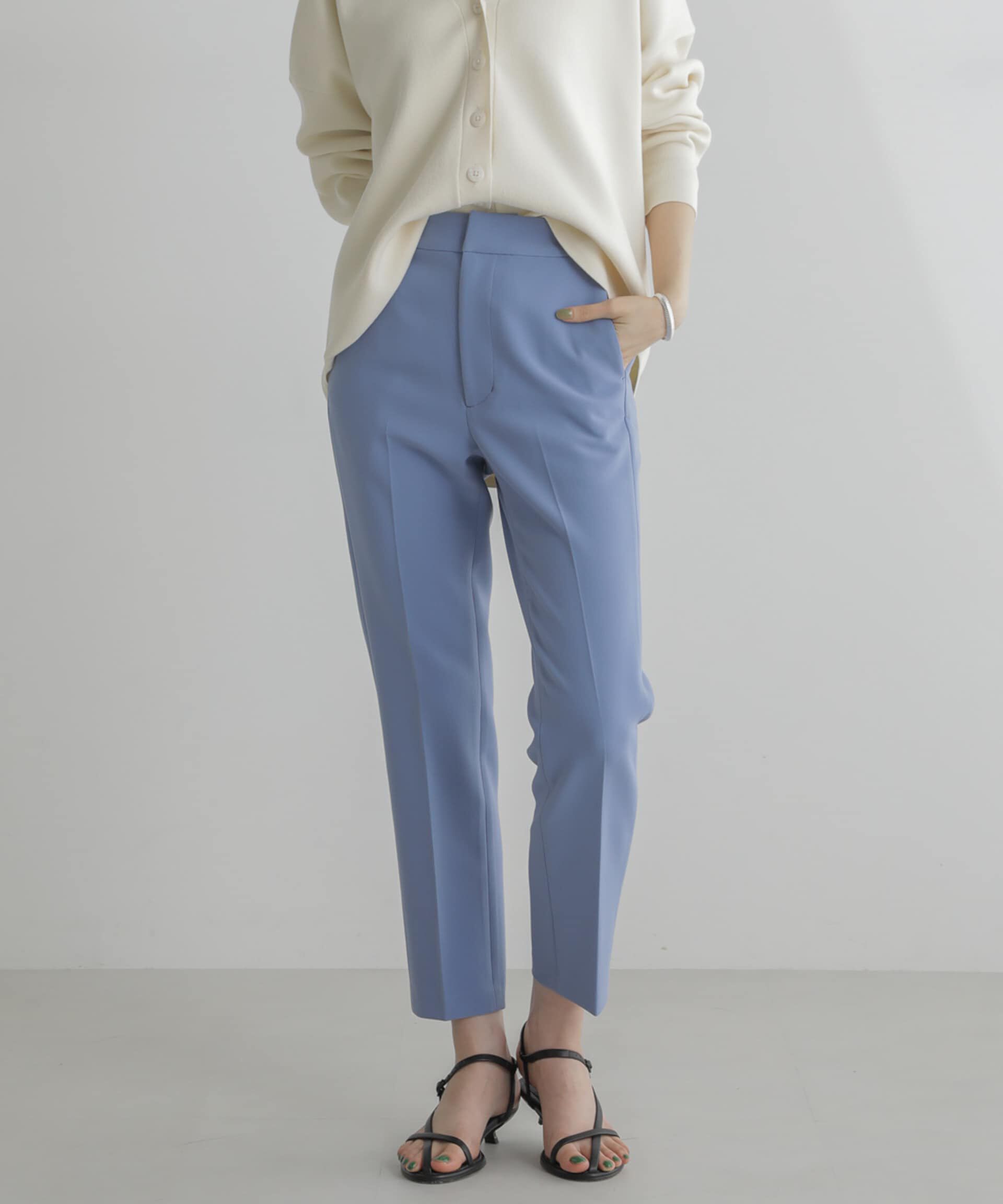 nano･universe「スリムテーパードパンツ」|スラックス|