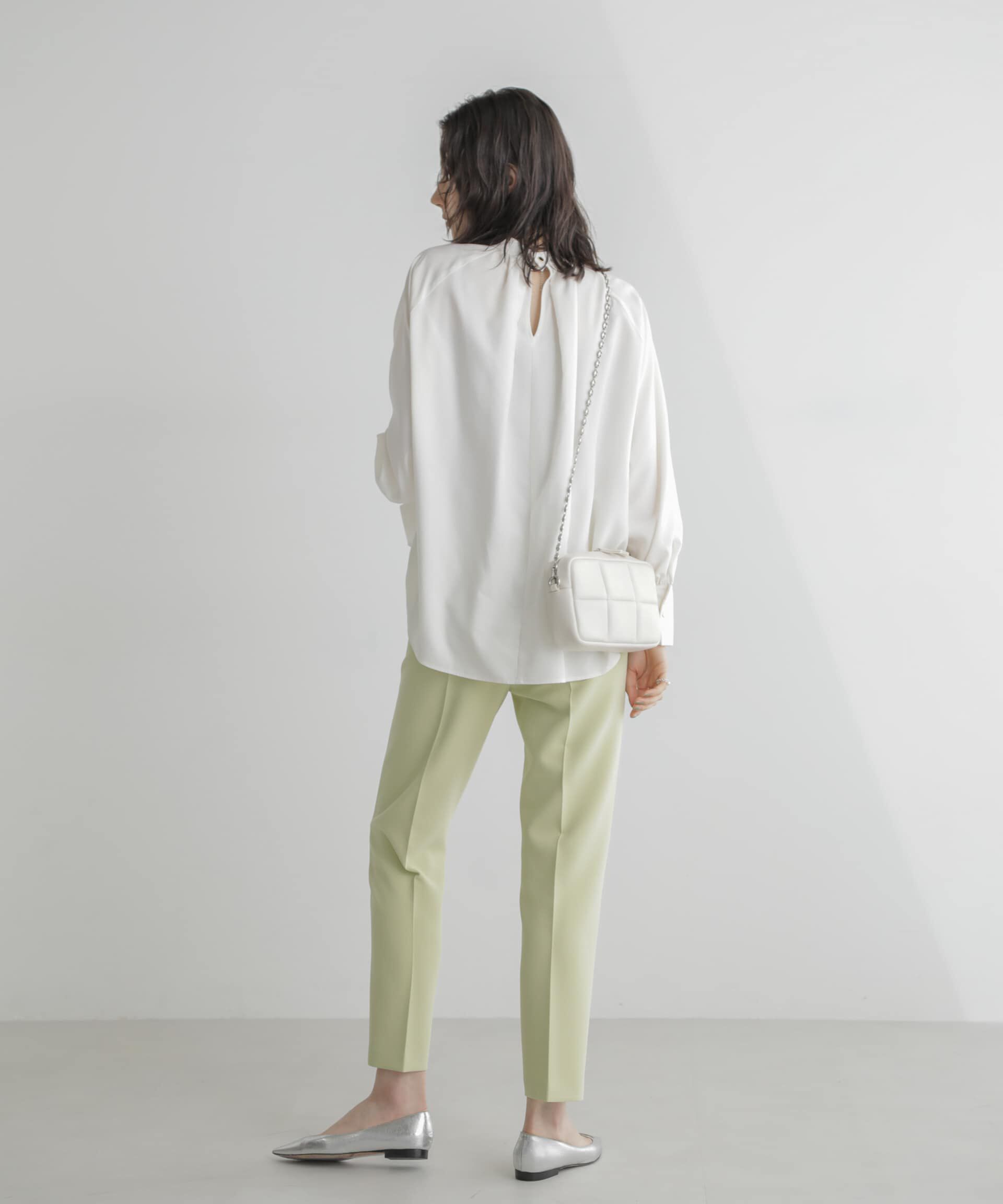 nano･universe「スリムテーパードパンツ」|スラックス|