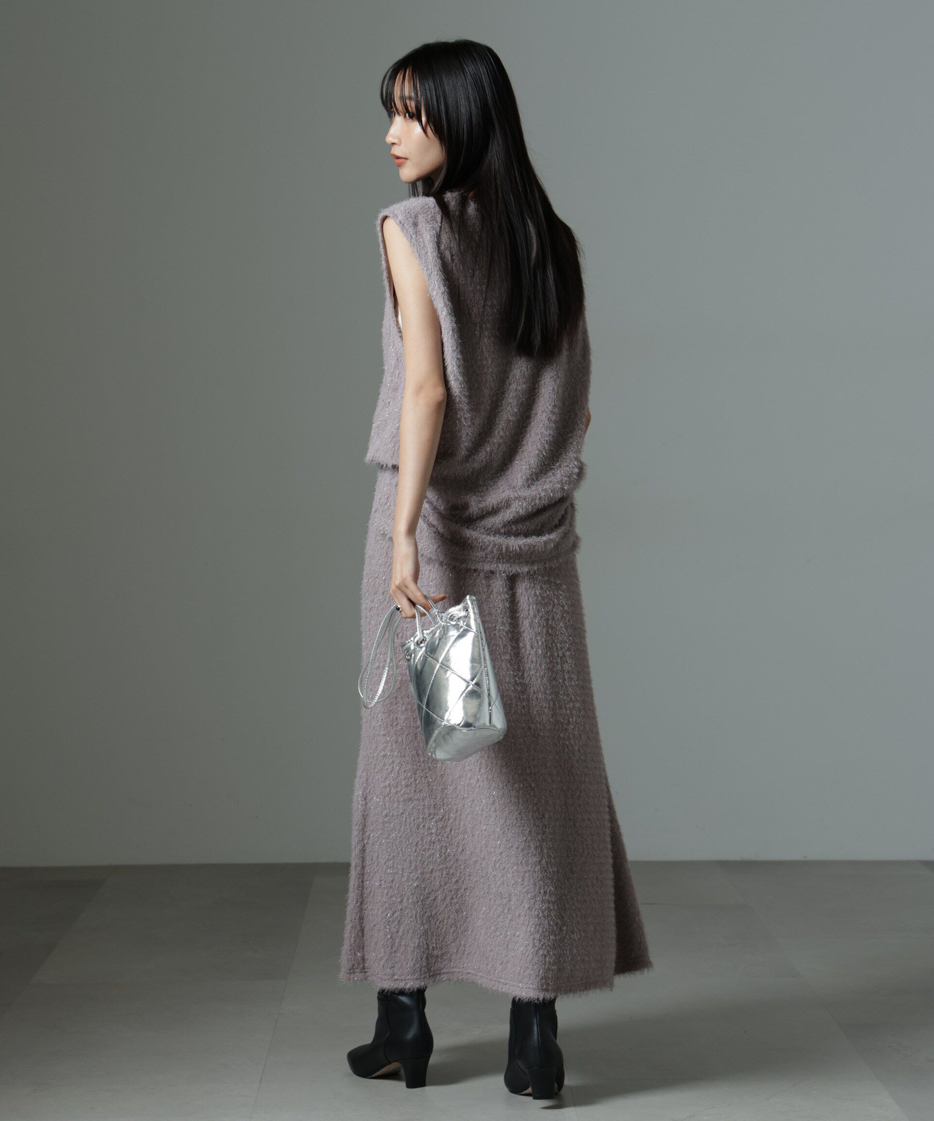 nano･universe「シャギーナロースカート（セットアップ可）」|スカート|