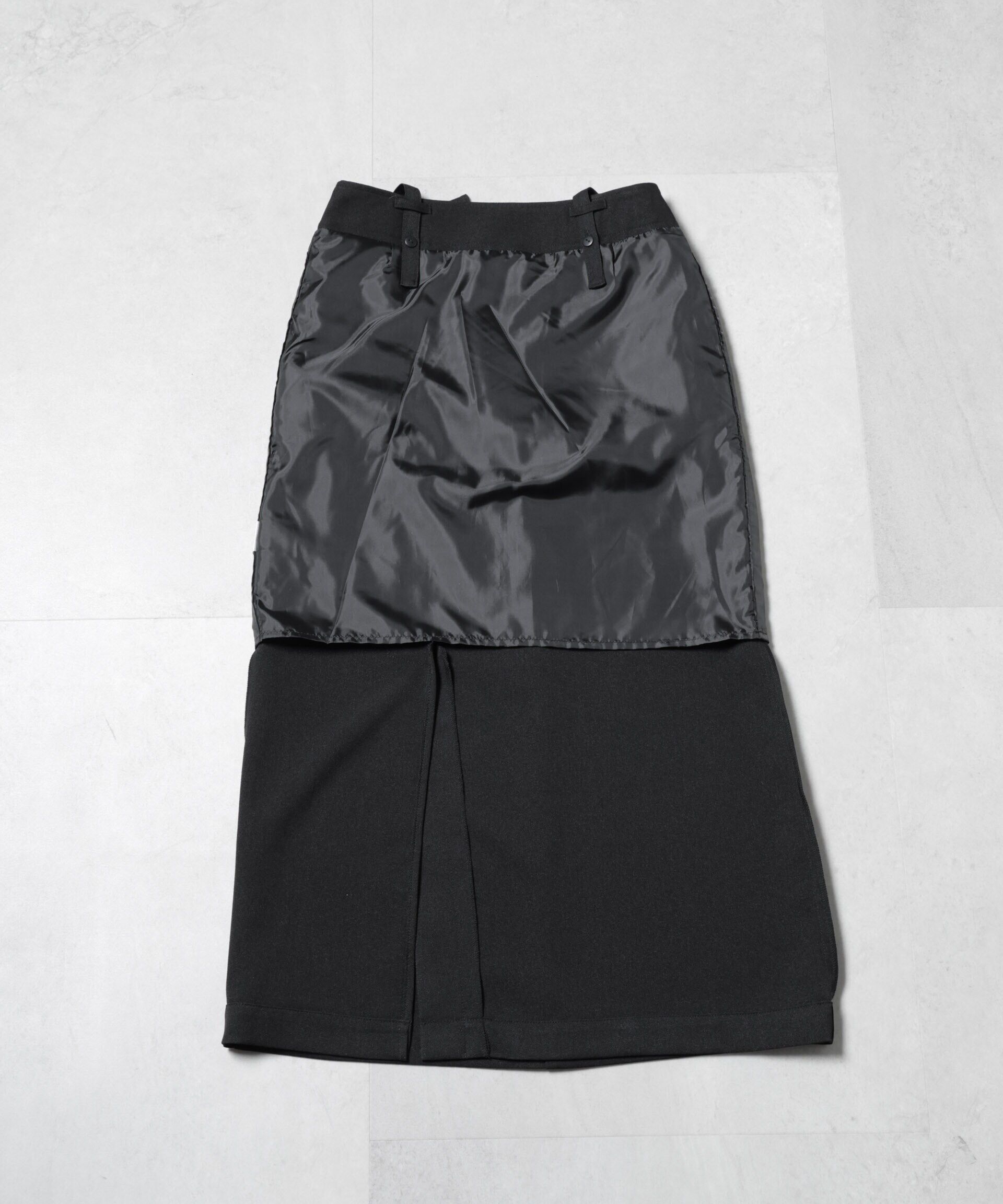 nano･universe「取り外しサスペンダー2wayスカート」|ワンピース|