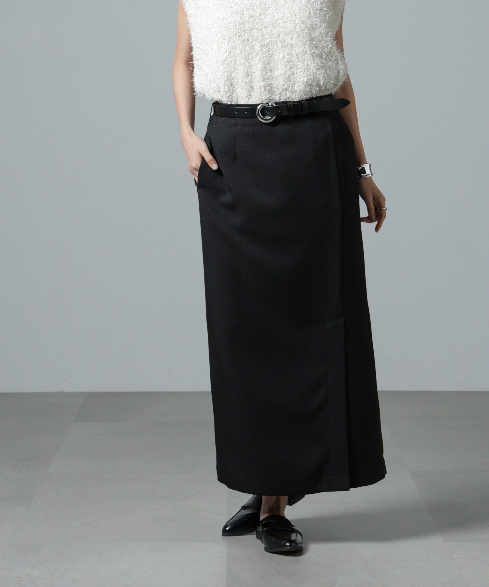 nano･universe「取り外しサスペンダー2wayスカート」|ワンピース|