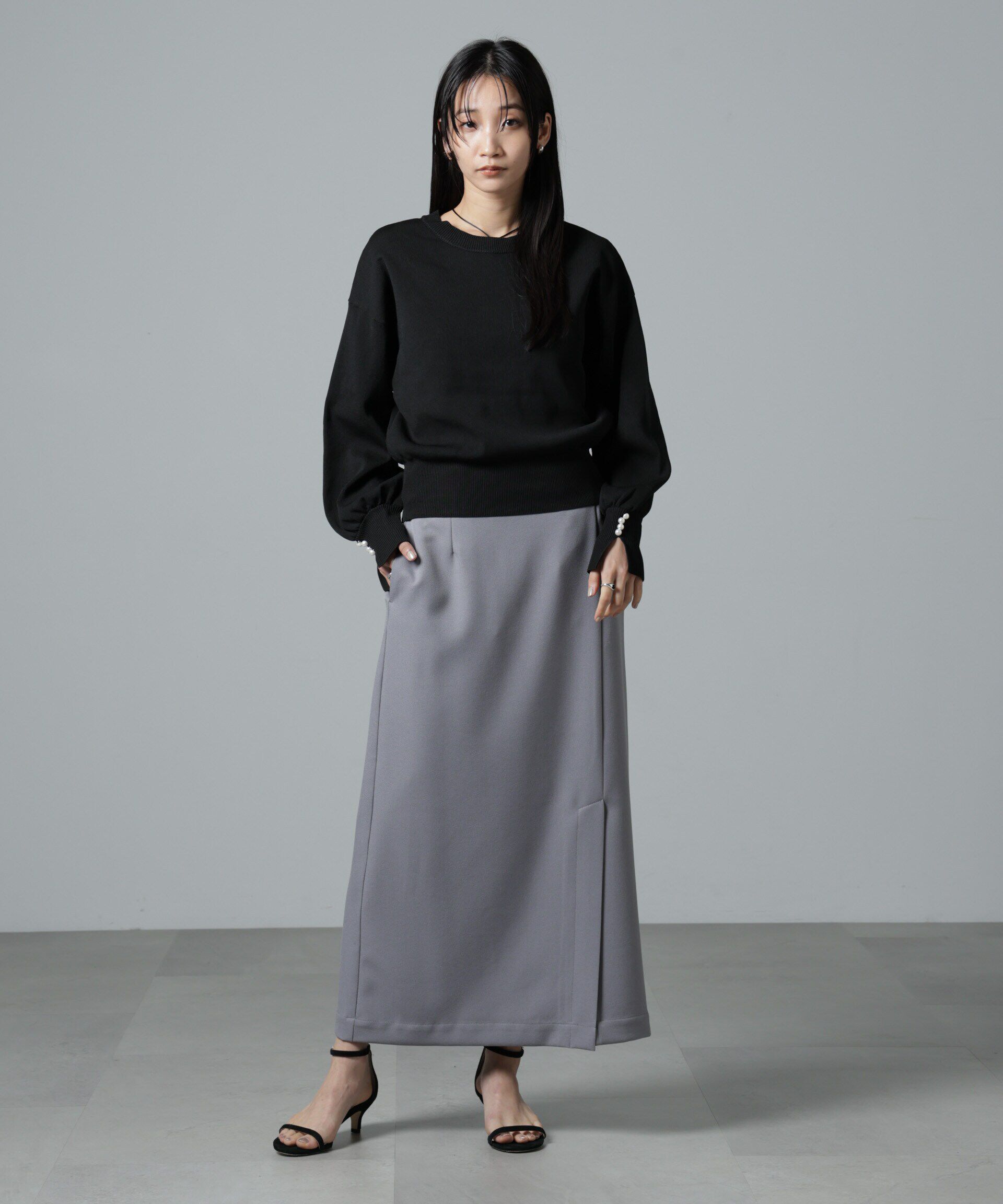 nano･universe「取り外しサスペンダー2wayスカート」|ワンピース|