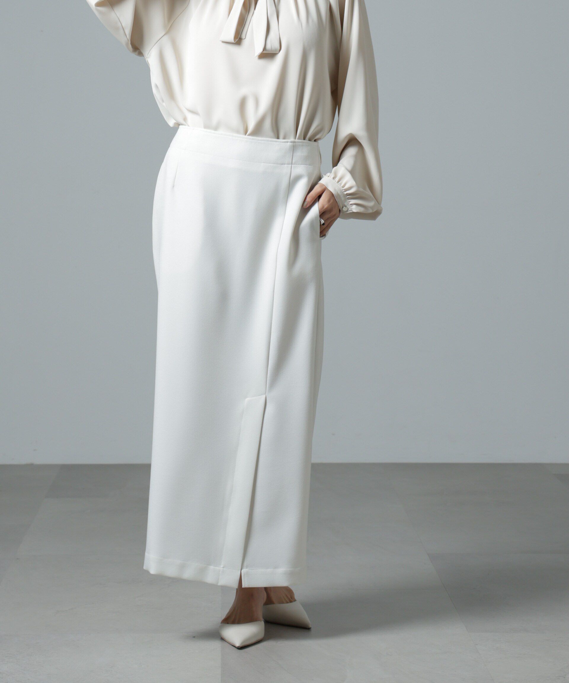 nano･universe「取り外しサスペンダー2wayスカート」|ワンピース|