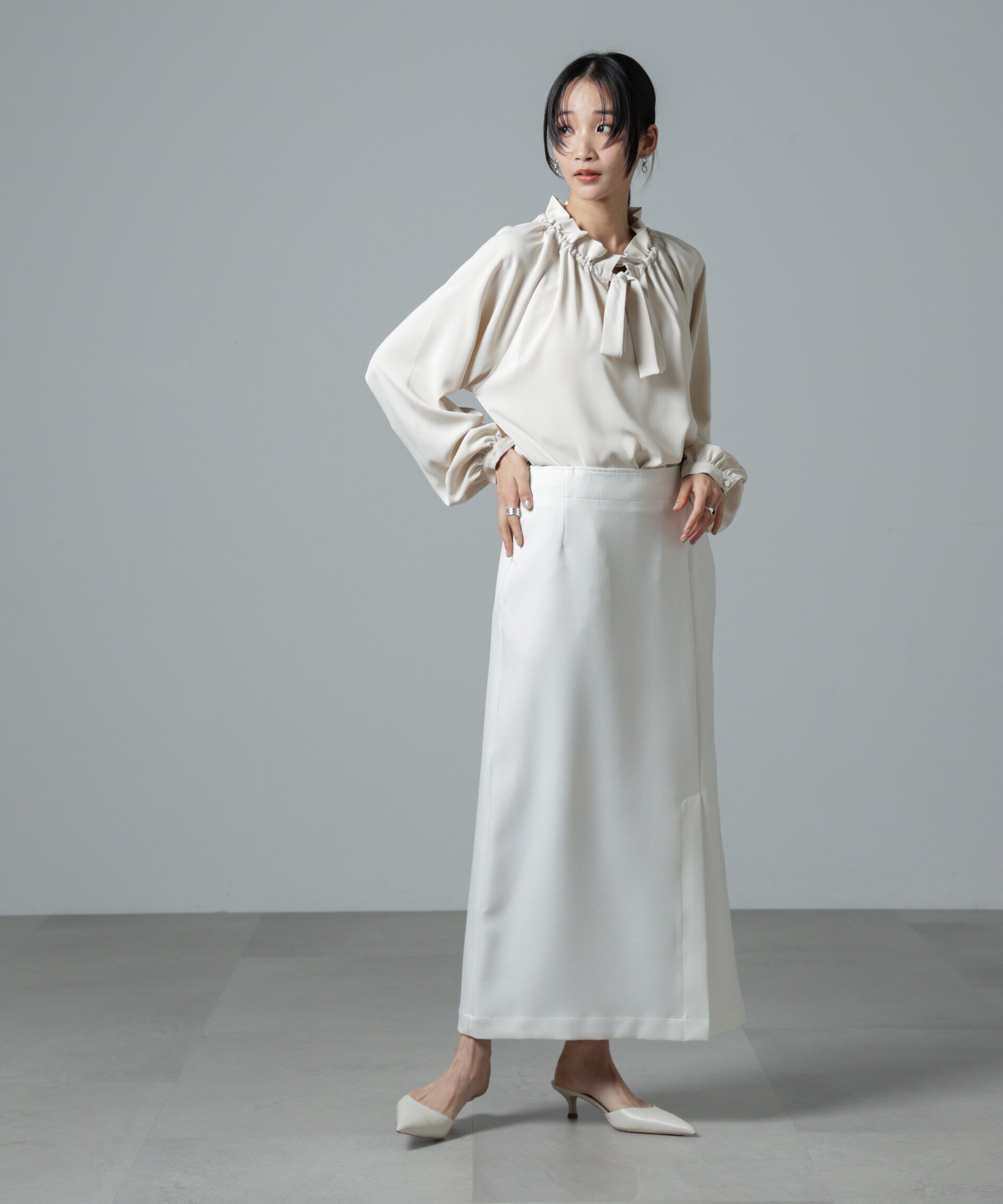 nano･universe「取り外しサスペンダー2wayスカート」|ワンピース|