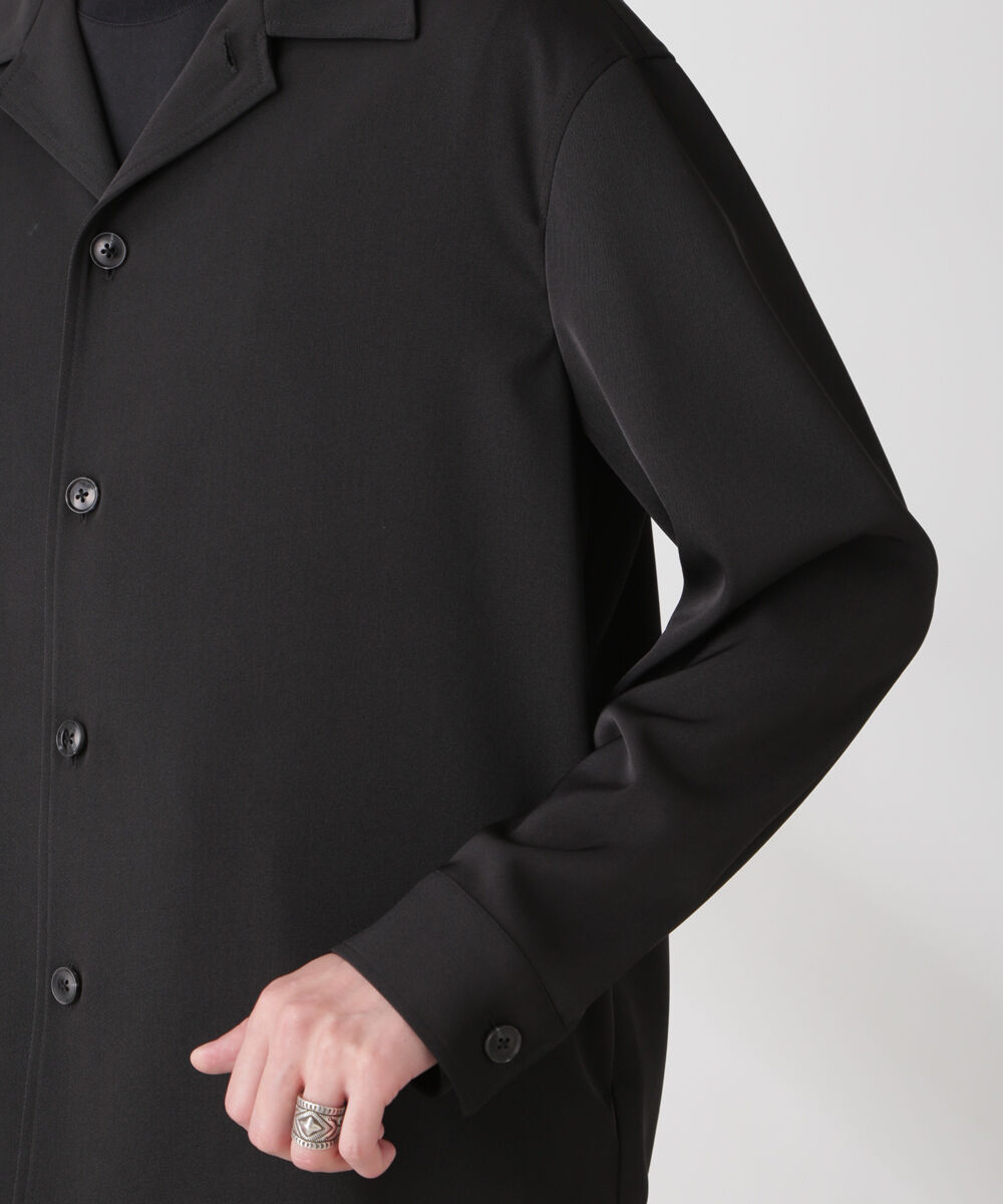 nano･universe「ドライツイル オーバーシャツジャケット」|テーラードジャケット|