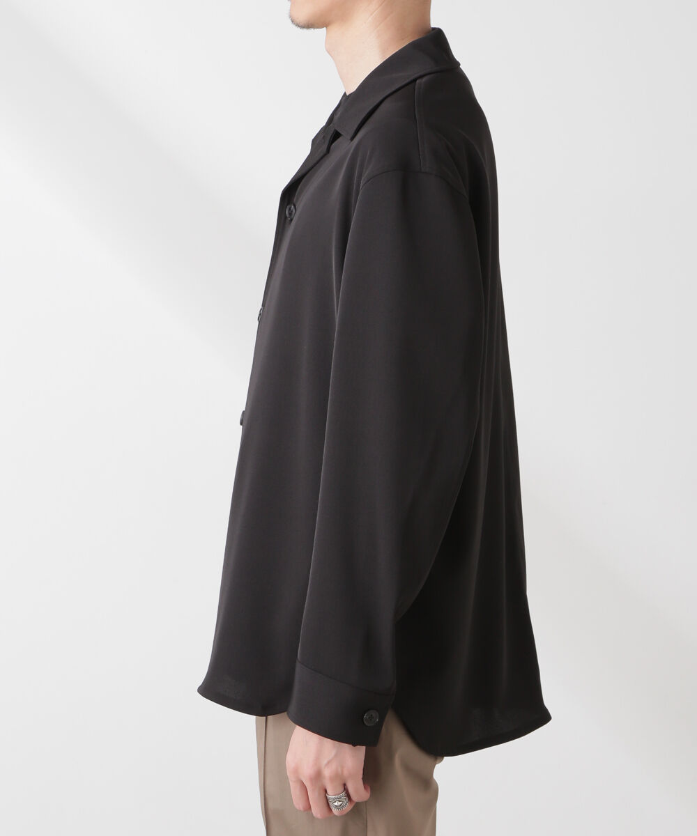 nano･universe「ドライツイル オーバーシャツジャケット」|テーラードジャケット|