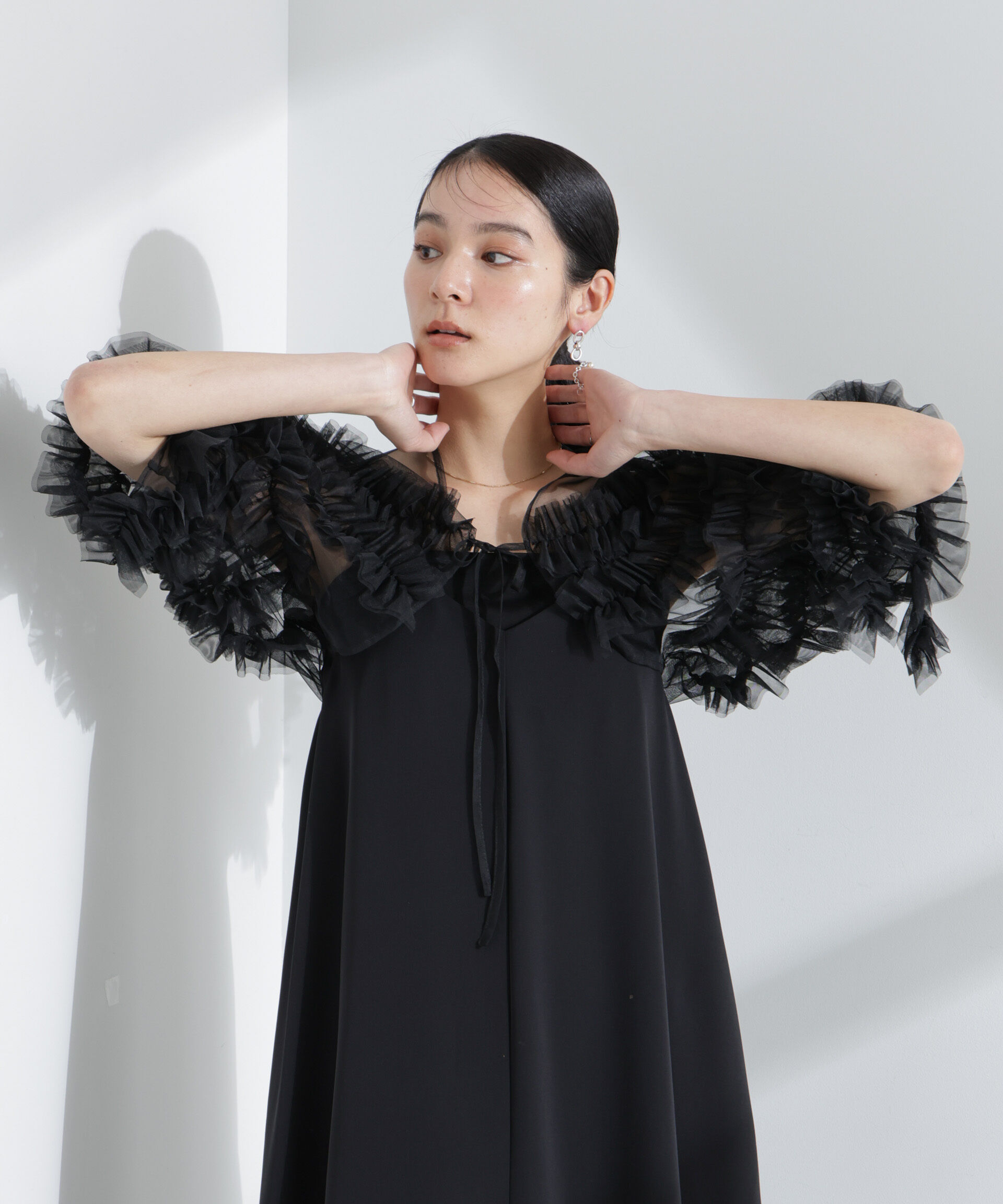 nano･universe「troisieme chaco/チュールボレロ」|シャツ・ブラウス|