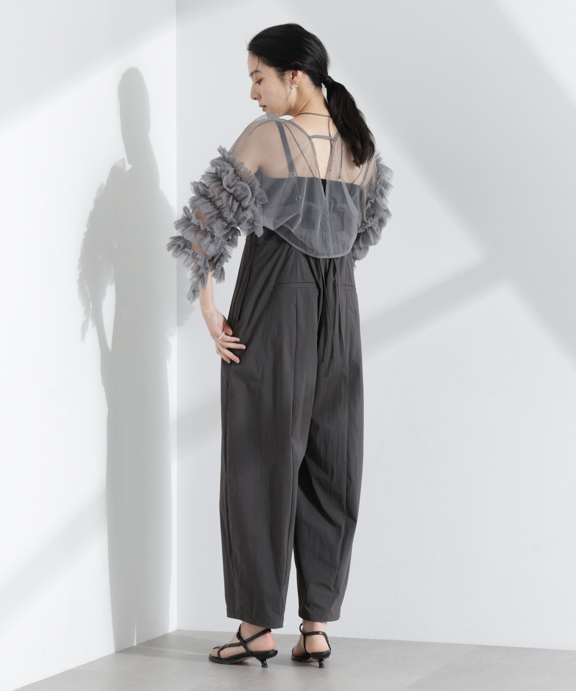 nano･universe「troisieme chaco/チュールボレロ」|シャツ・ブラウス|