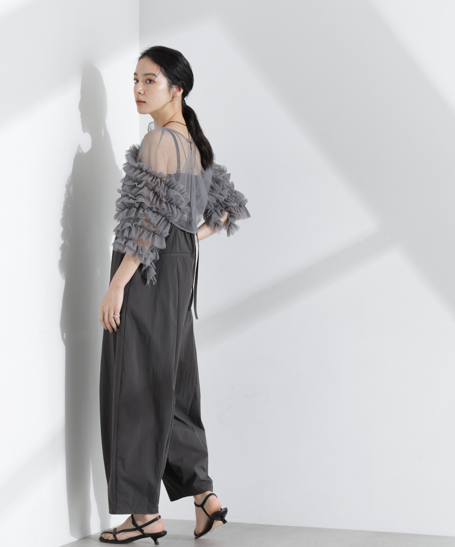 nano･universe「troisieme chaco/チュールボレロ」|シャツ・ブラウス|