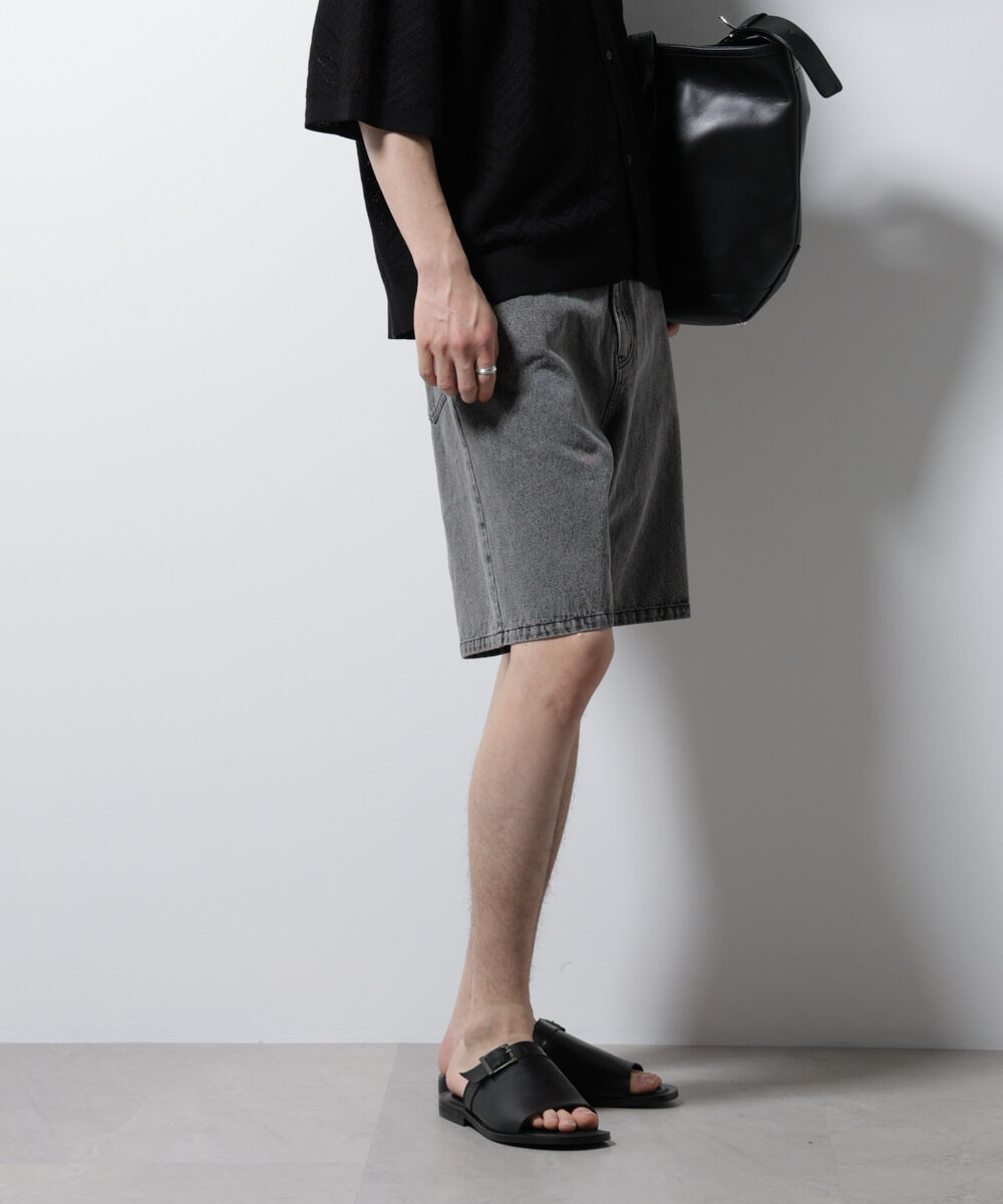 nano･universe「ケミカルウォッシュ バギーズショーツ」|チノ|