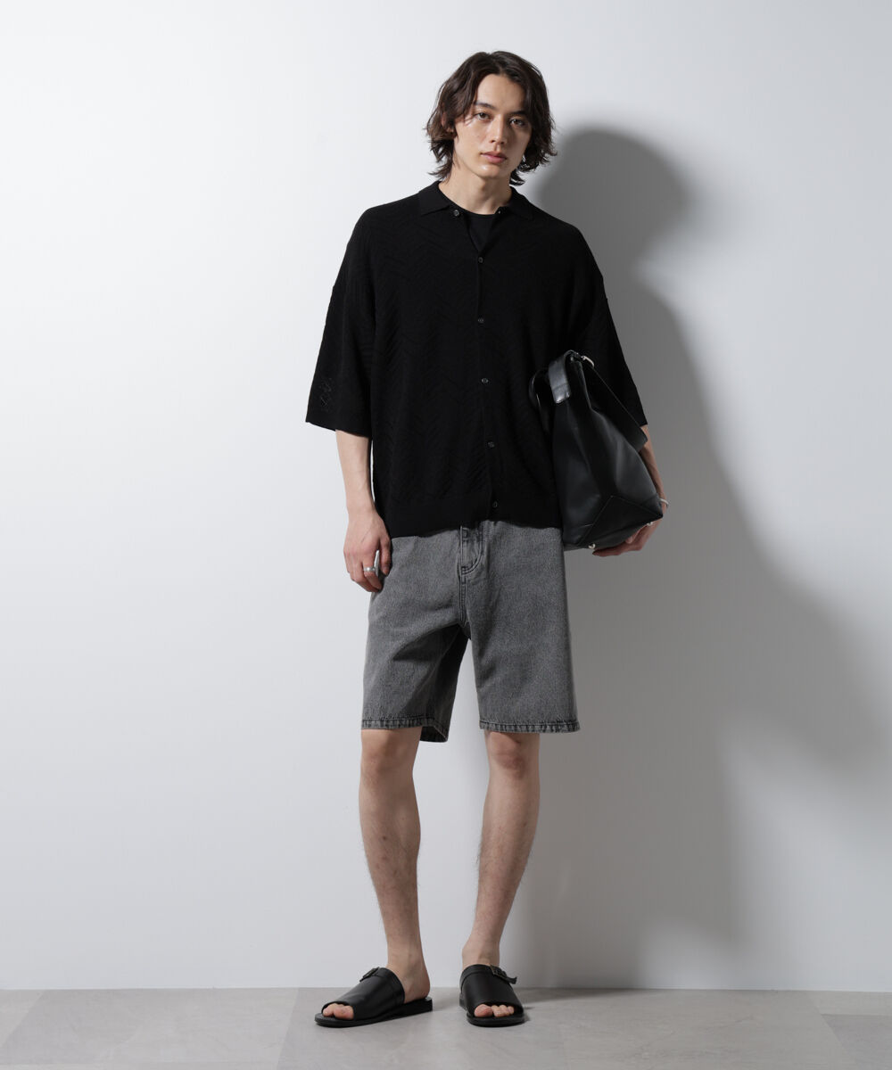 nano･universe「ケミカルウォッシュ バギーズショーツ」|チノ|