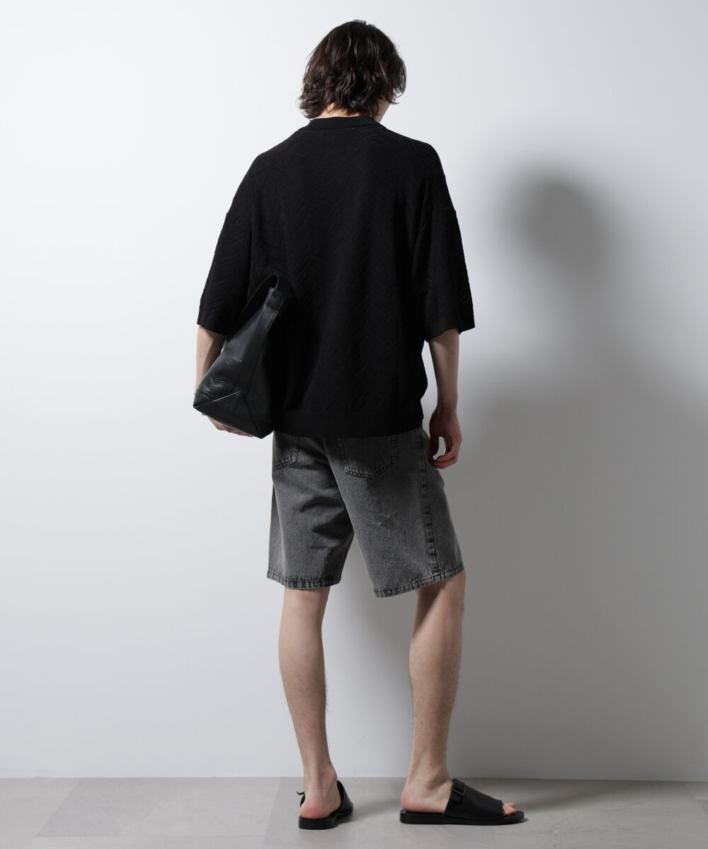 nano･universe「ケミカルウォッシュ バギーズショーツ」|チノ|