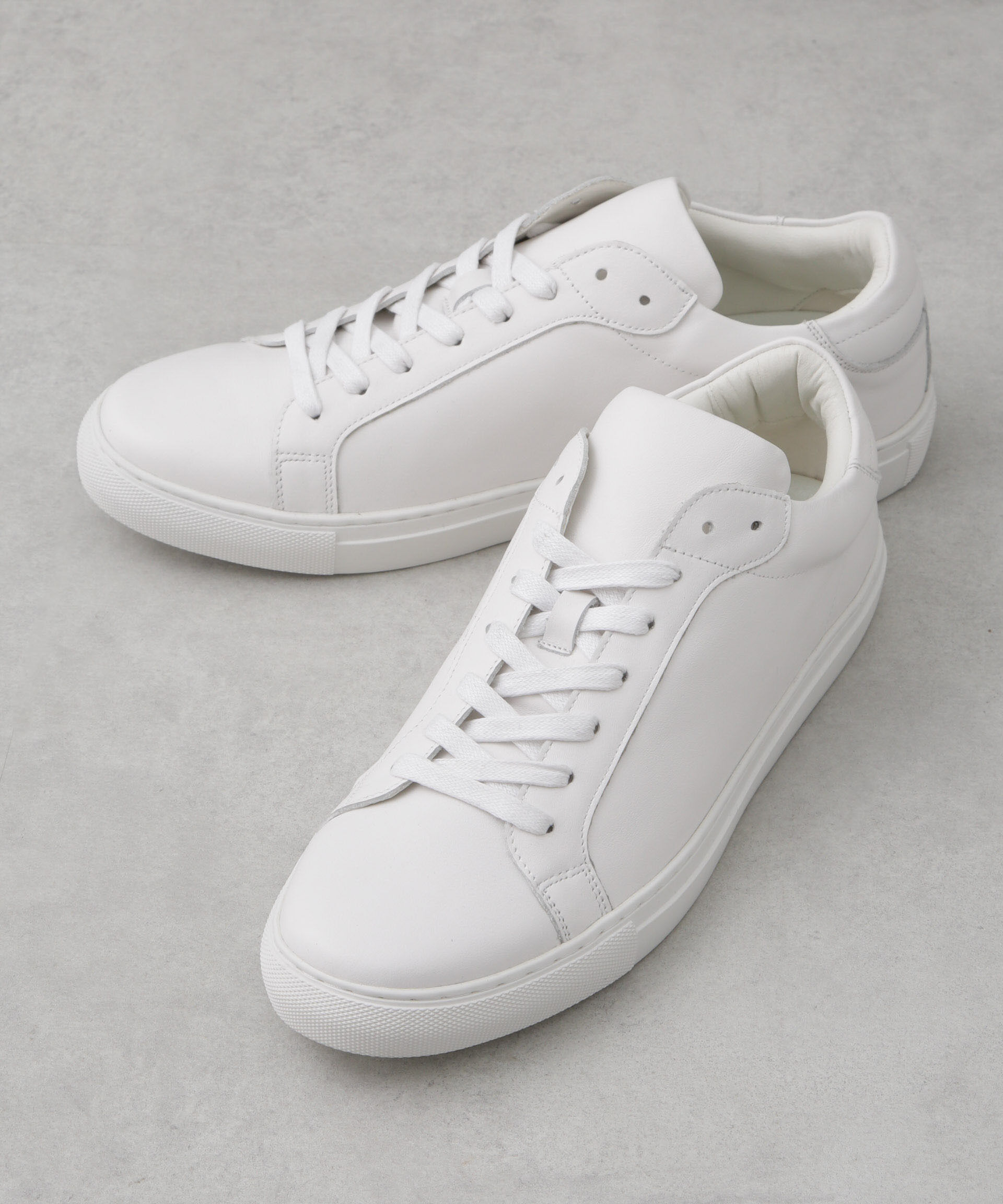 nano･universe「「Damerino」ダメリーノレザースニーカー」|スニーカー|ホワイト