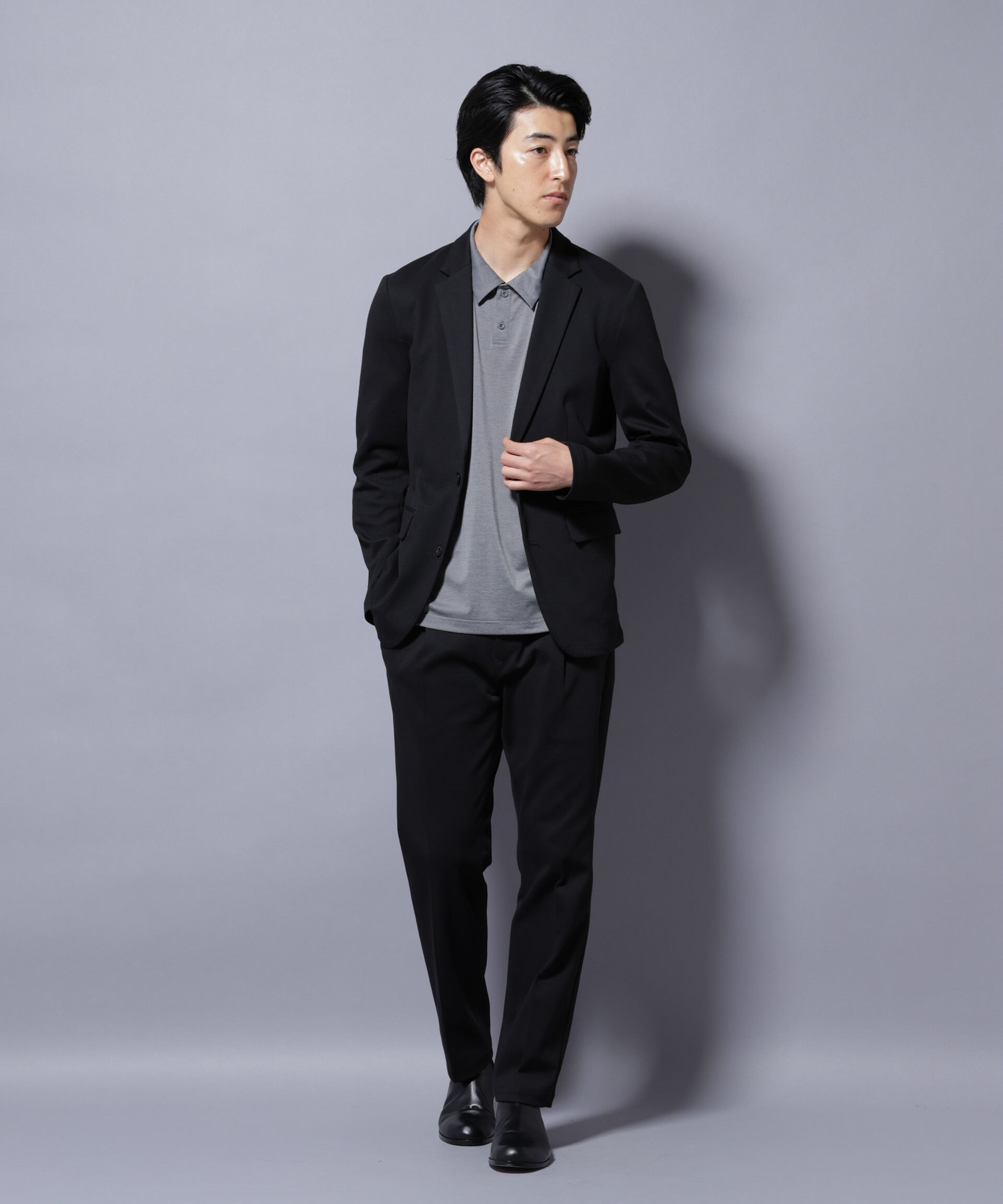 nano･universe「ストレッチカノコジャケット(セットアップ可)」|テーラードジャケット|