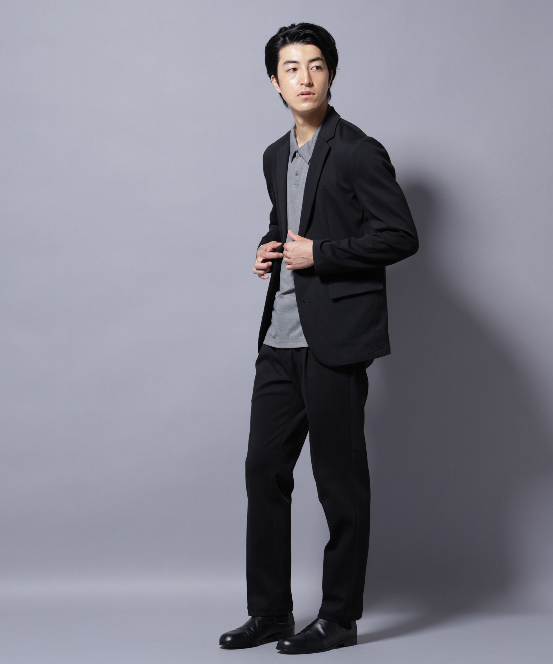 nano･universe「ストレッチカノコジャケット(セットアップ可)」|テーラードジャケット|