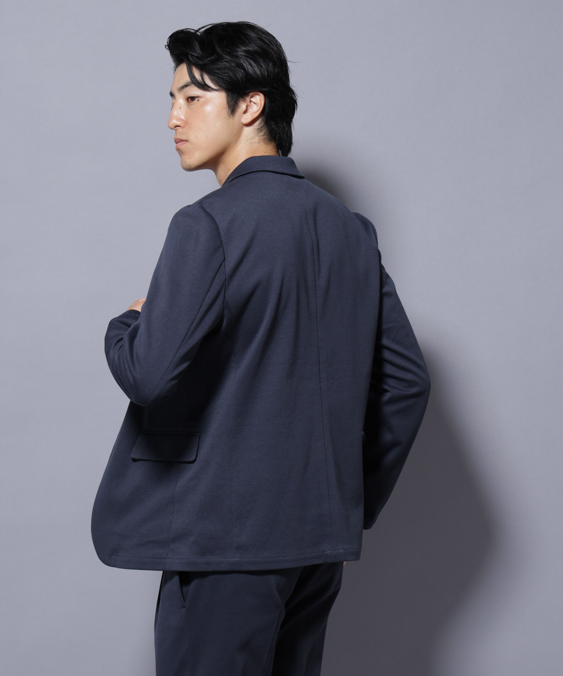 nano･universe「ストレッチカノコジャケット(セットアップ可)」|テーラードジャケット|