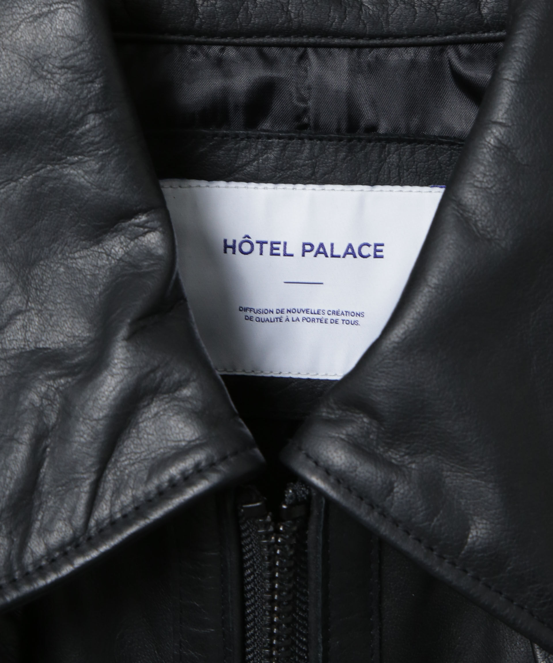 nano･universe「｢HOTEL PALACE｣ シングルライダース レザーJKT」|ライダースジャケット|
