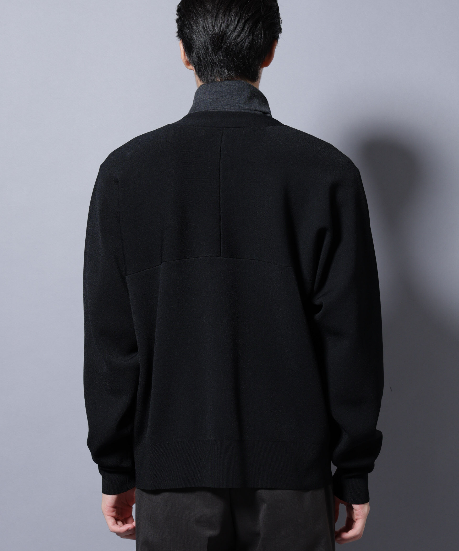 nano･universe「ELITE 7 FUNCTION W-FACE カーディガン」|ニット・セーター|