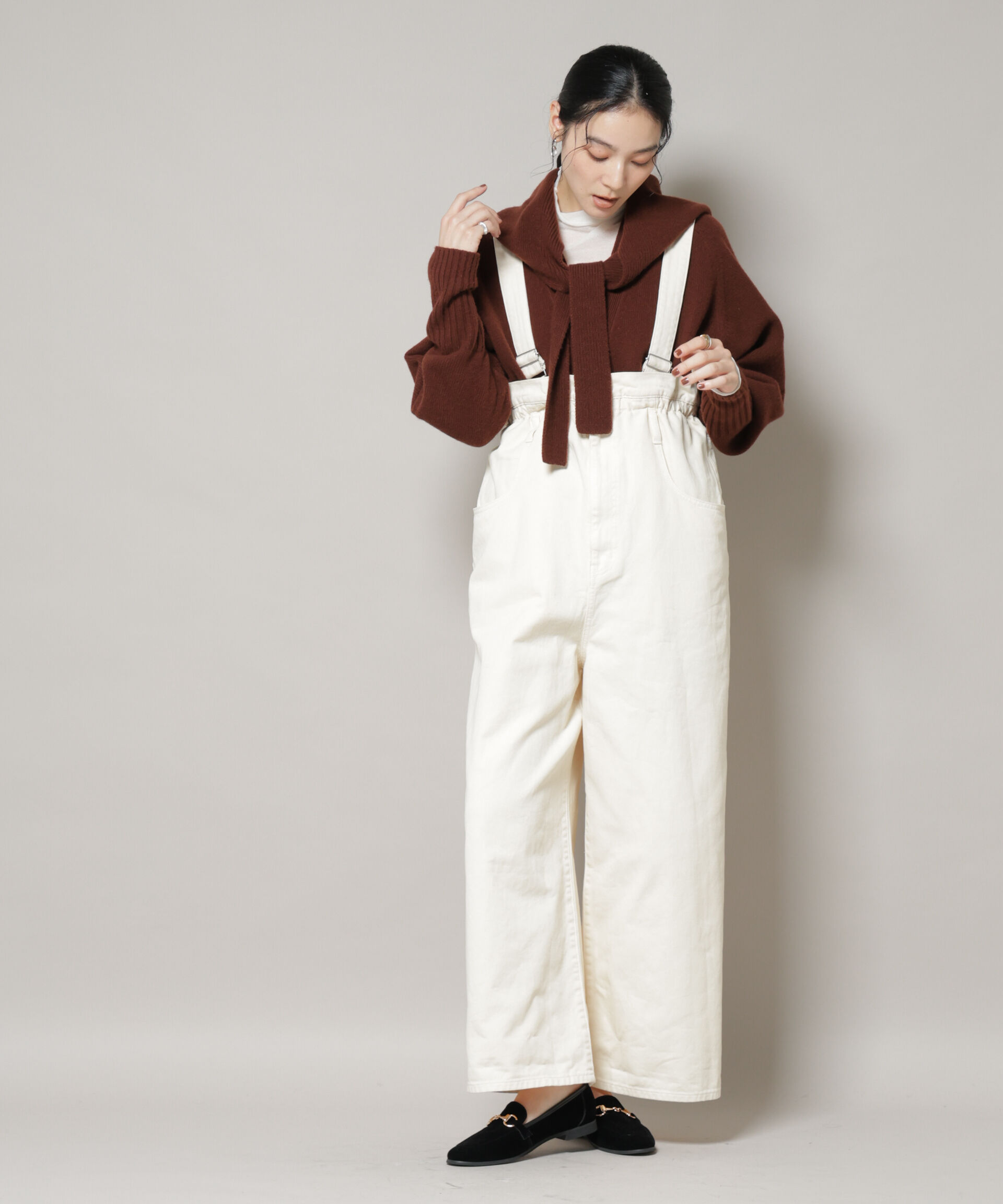 nano･universe「AQUAウールカシミヤトライアングルストール」|マフラー|