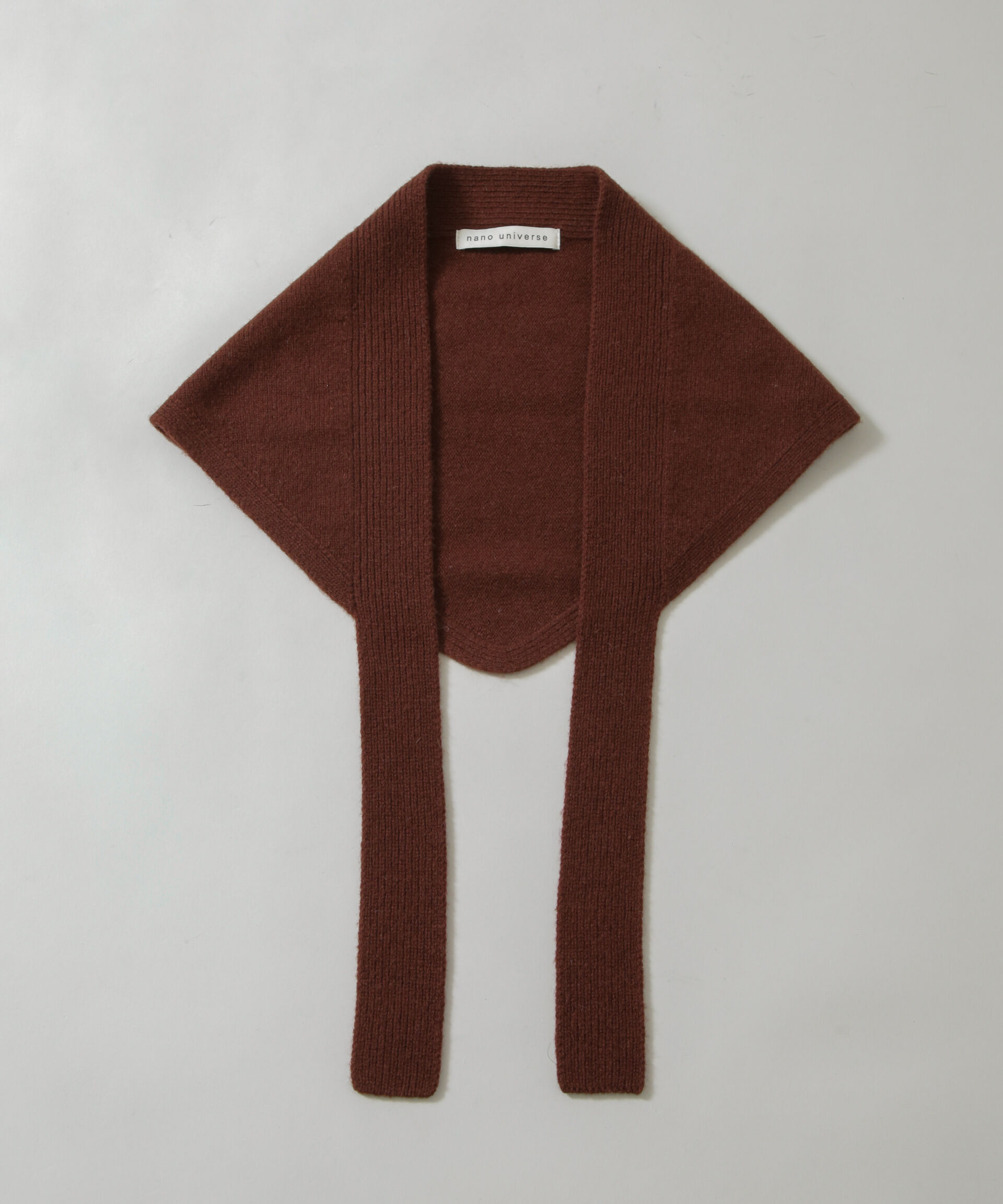 nano･universe「AQUAウールカシミヤトライアングルストール」|マフラー|