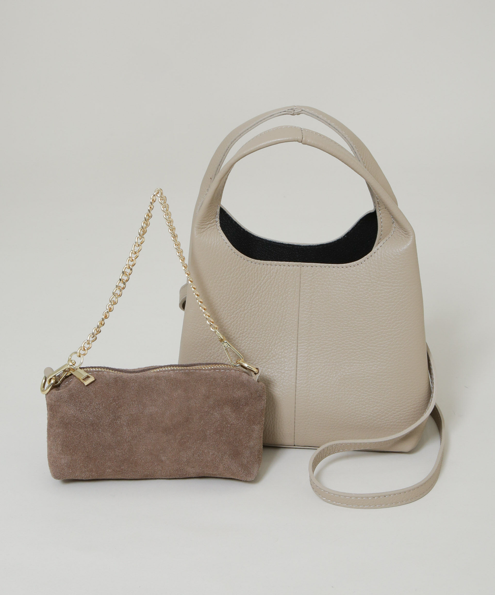 nano･universe「AULENTTI/レザーインポーチトート」|ショルダー・メッセンジャー|