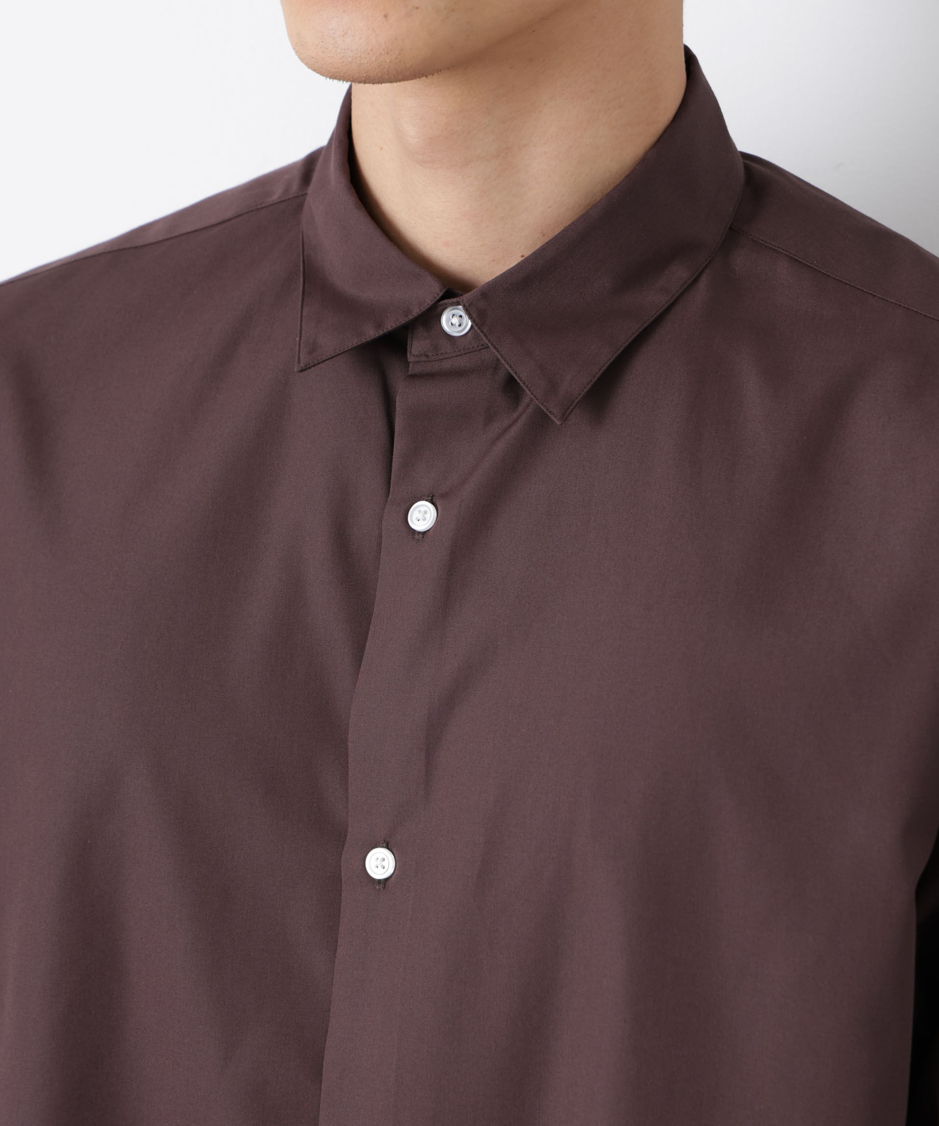 nano･universe「「大人のワイドシャツ」レギュラーカラー 長袖」|シャツ・ブラウス|