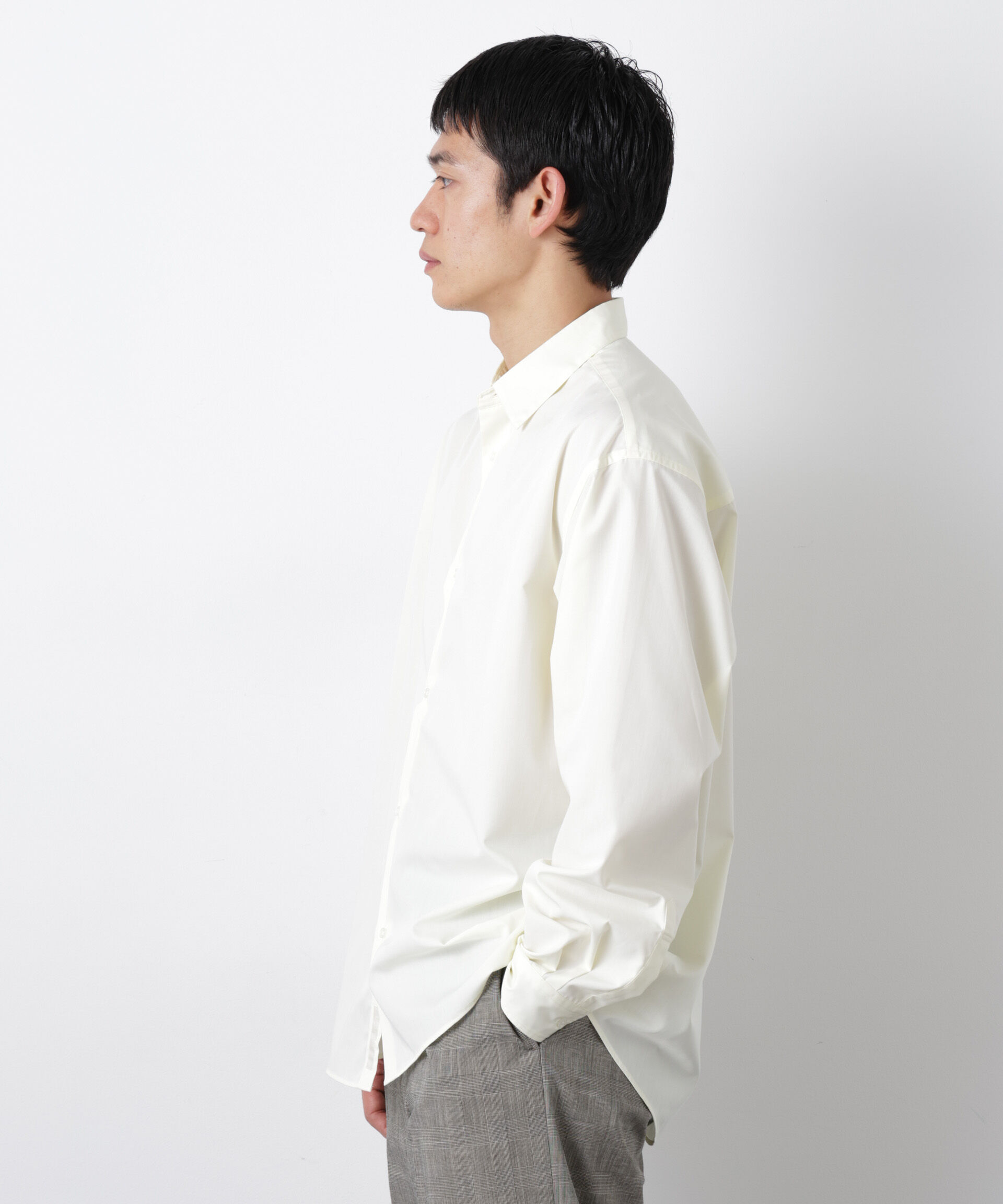 nano･universe「「大人のワイドシャツ」レギュラーカラー 長袖」|シャツ・ブラウス|