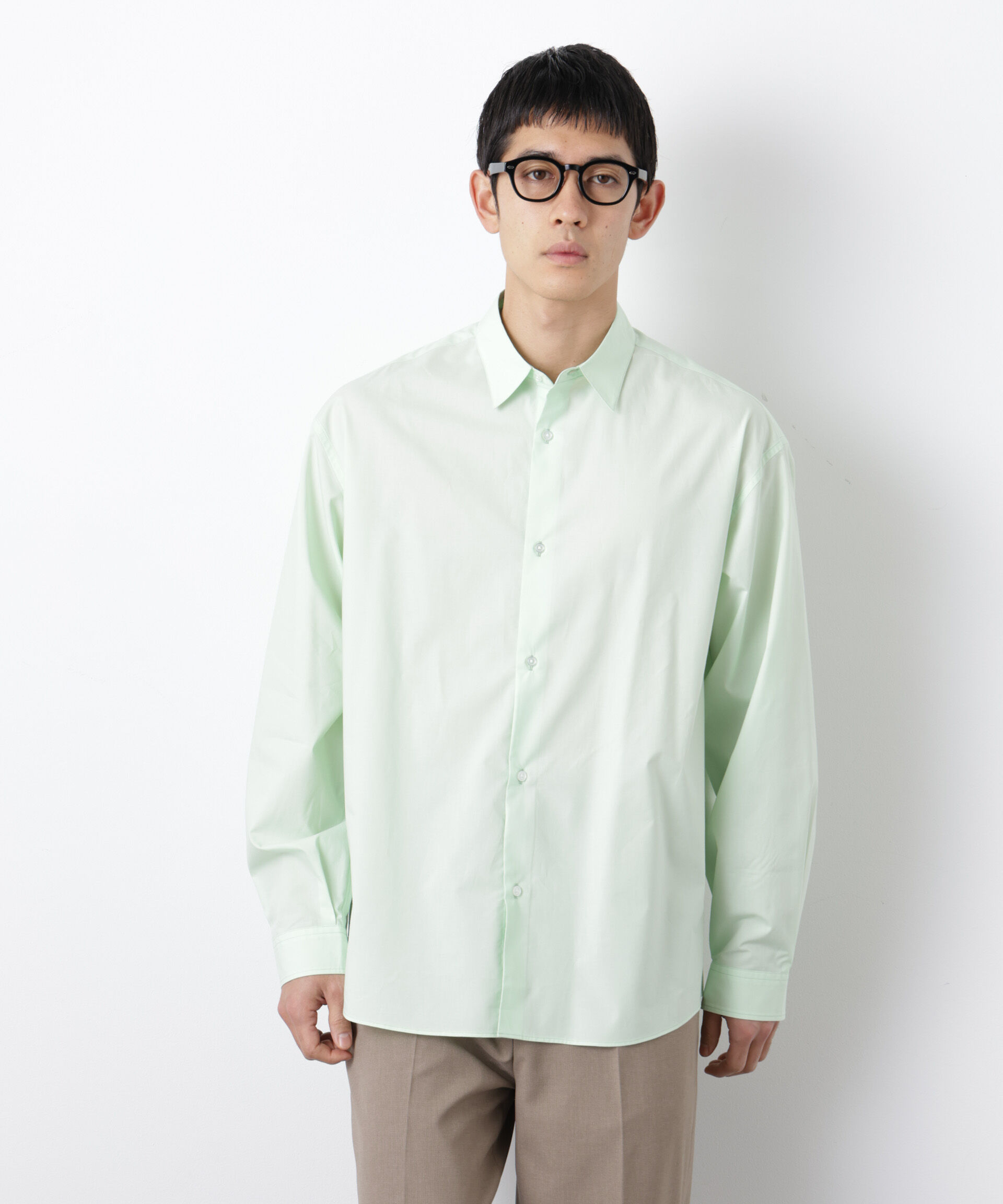 nano･universe「「大人のワイドシャツ」レギュラーカラー 長袖」|シャツ・ブラウス|