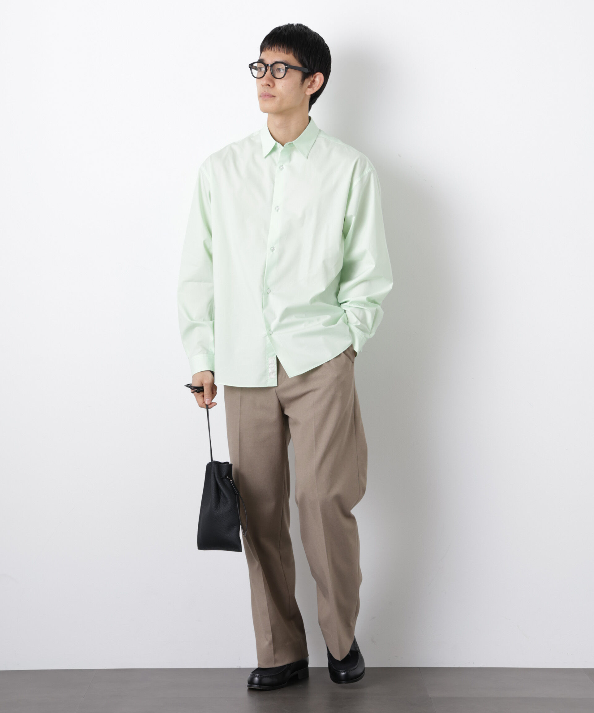 nano･universe「「大人のワイドシャツ」レギュラーカラー 長袖」|シャツ・ブラウス|