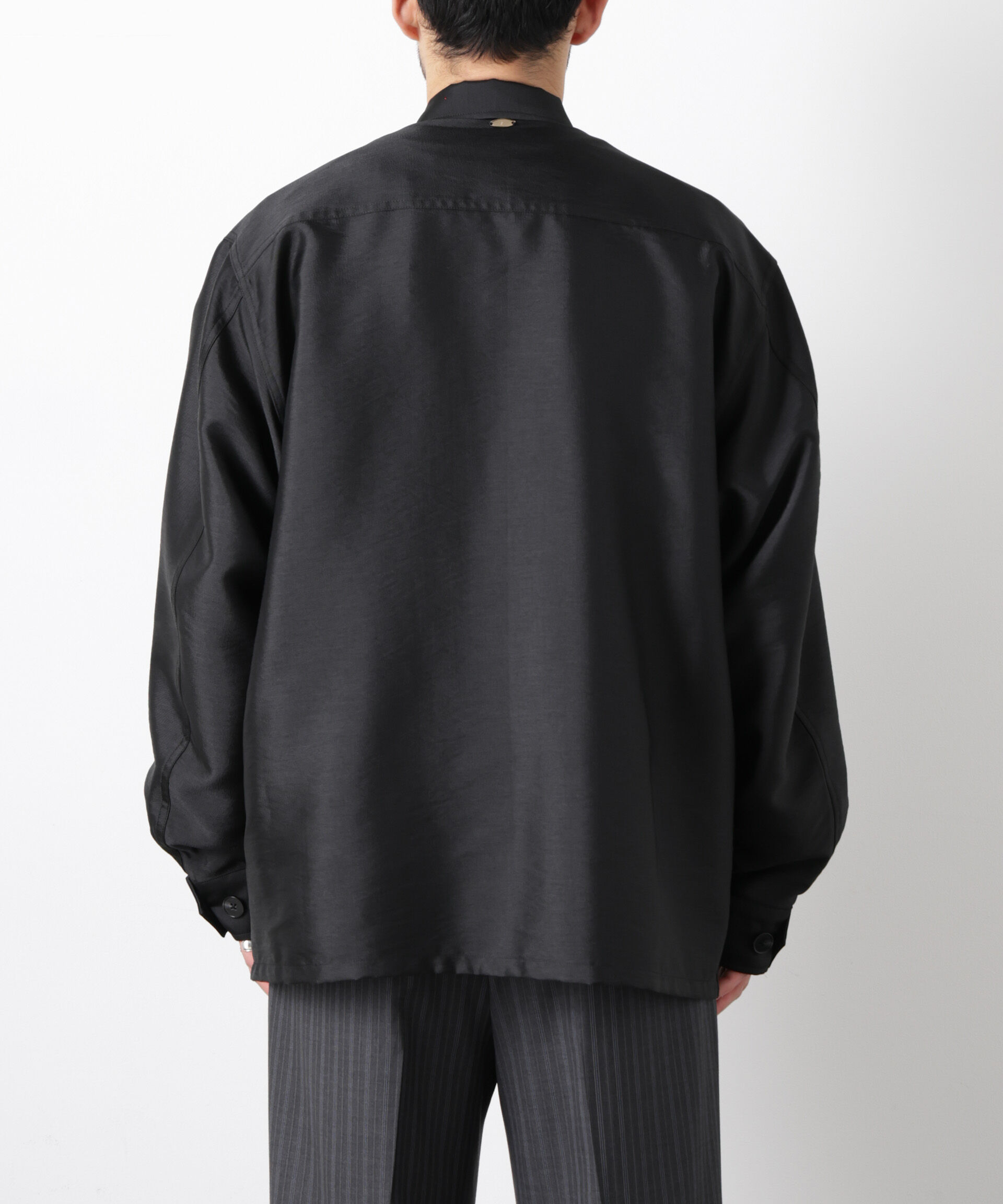 nano･universe「｢ASSEMBLANC｣ ソラーロ ファティーグジャケット」|ブルゾン・スタジャン|