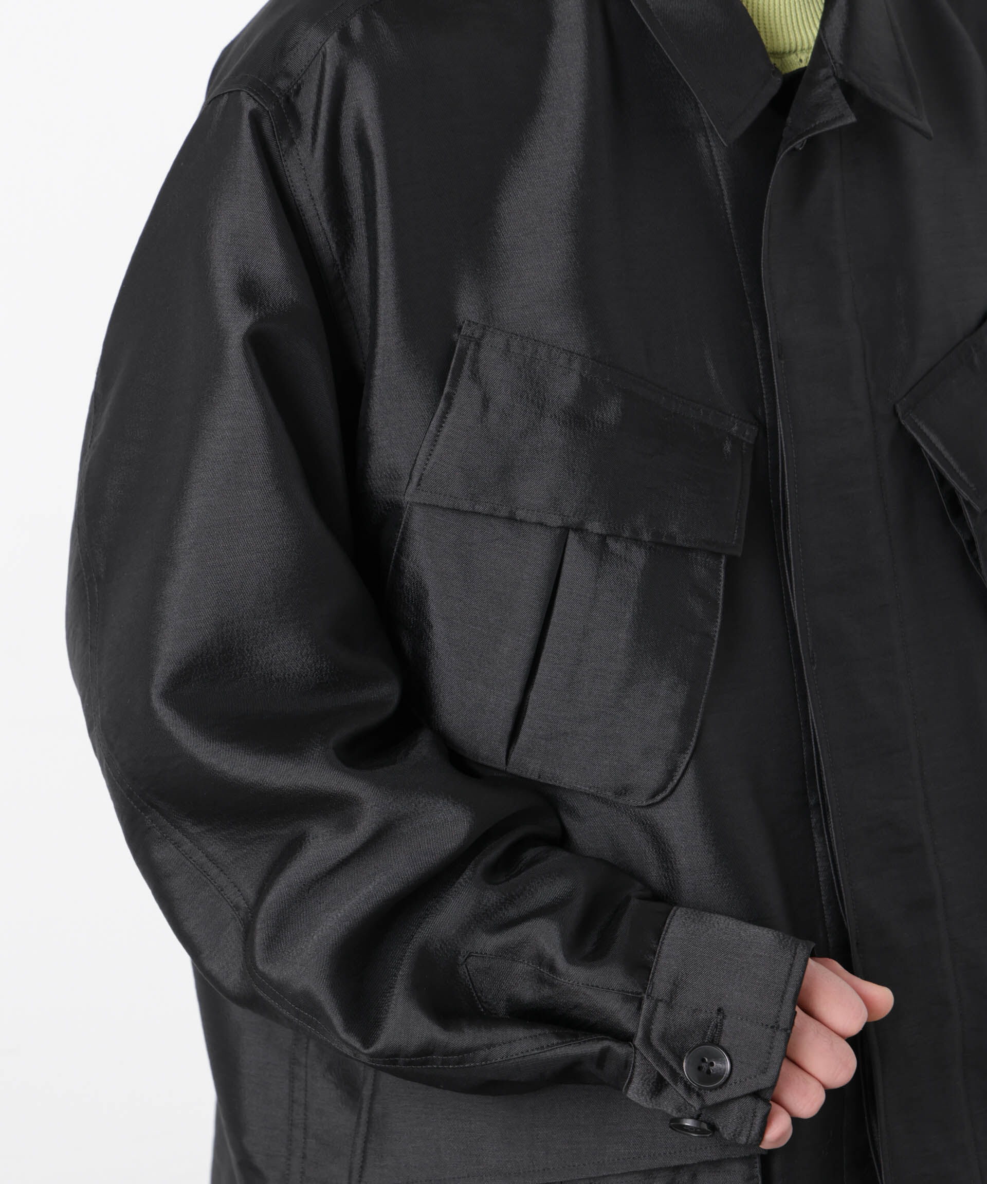 nano･universe「｢ASSEMBLANC｣ ソラーロ ファティーグジャケット」|ブルゾン・スタジャン|