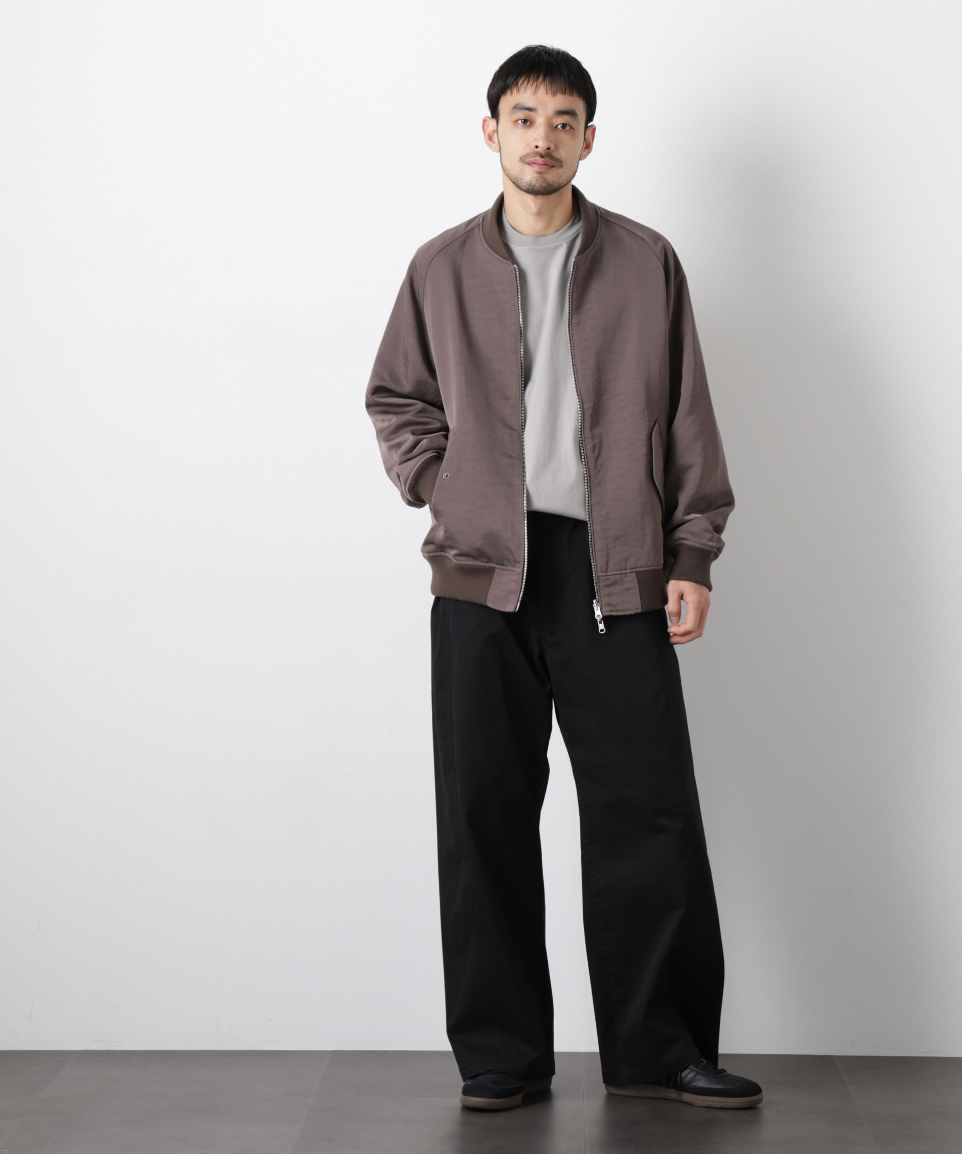 nano･universe「リバーシブル MA-1」|ブルゾン・スタジャン|