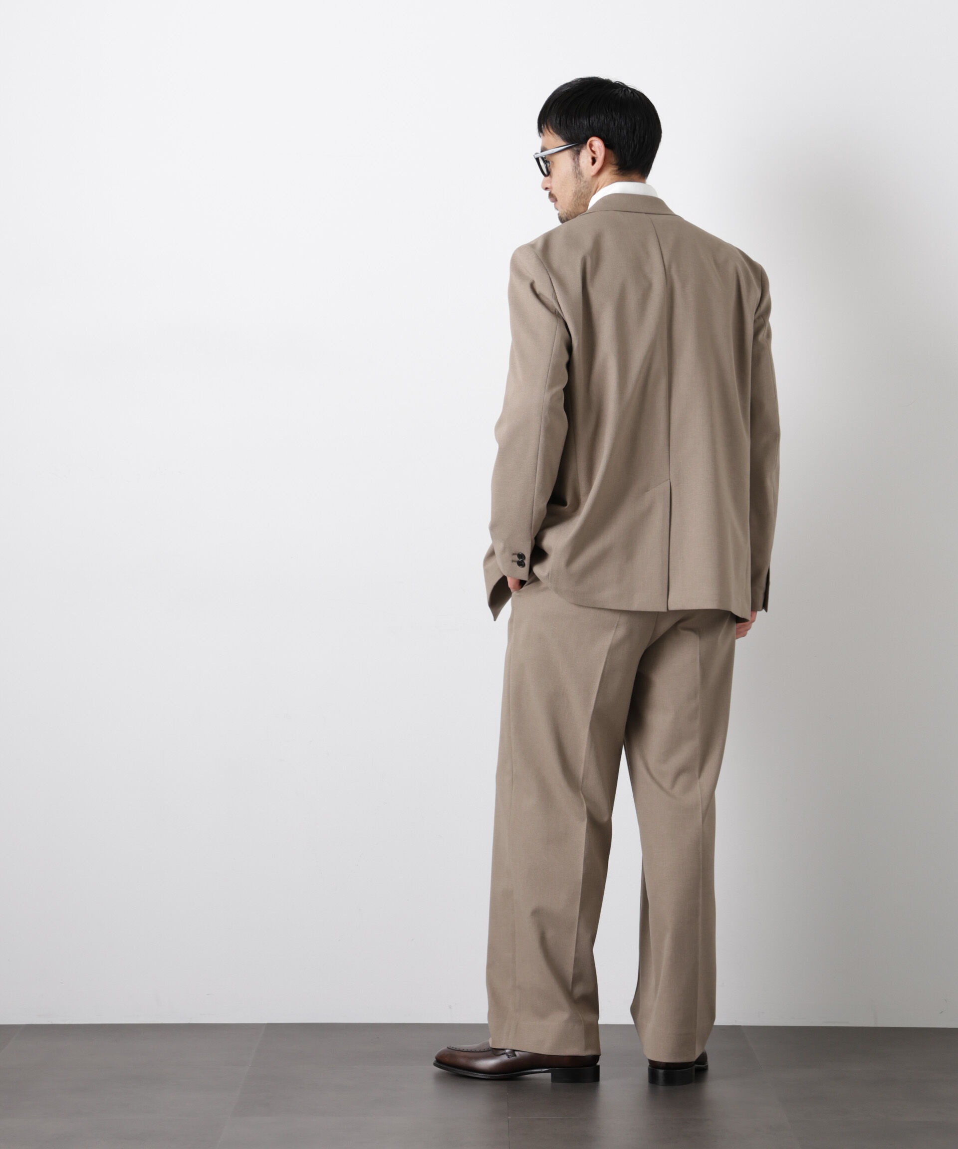 nano･universe「Reflax(R)オックスダブルブレストジャケット（セットアップ可）」|テーラードジャケット|