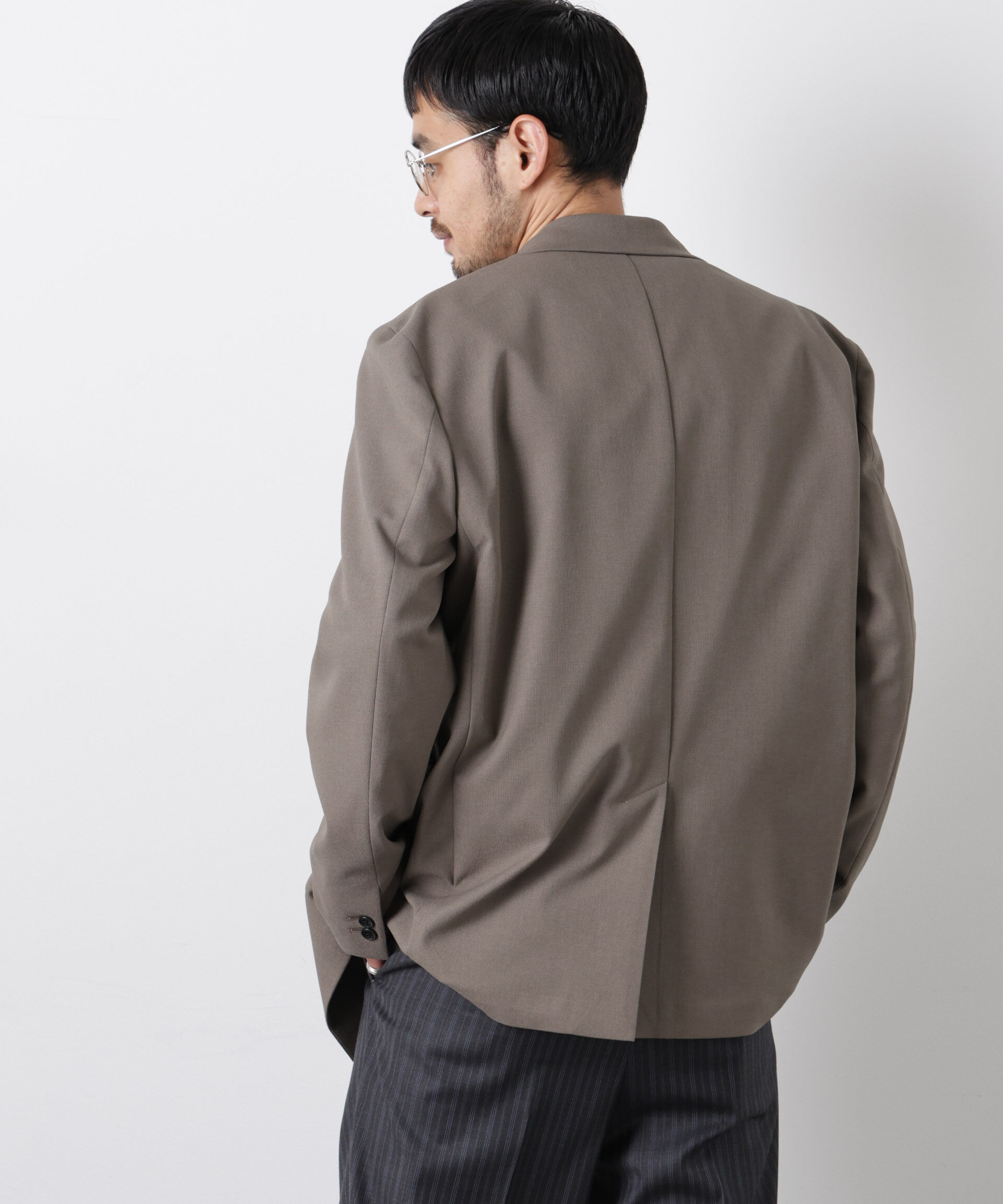 nano･universe「Reflax(R)オックスダブルブレストジャケット（セットアップ可）」|テーラードジャケット|