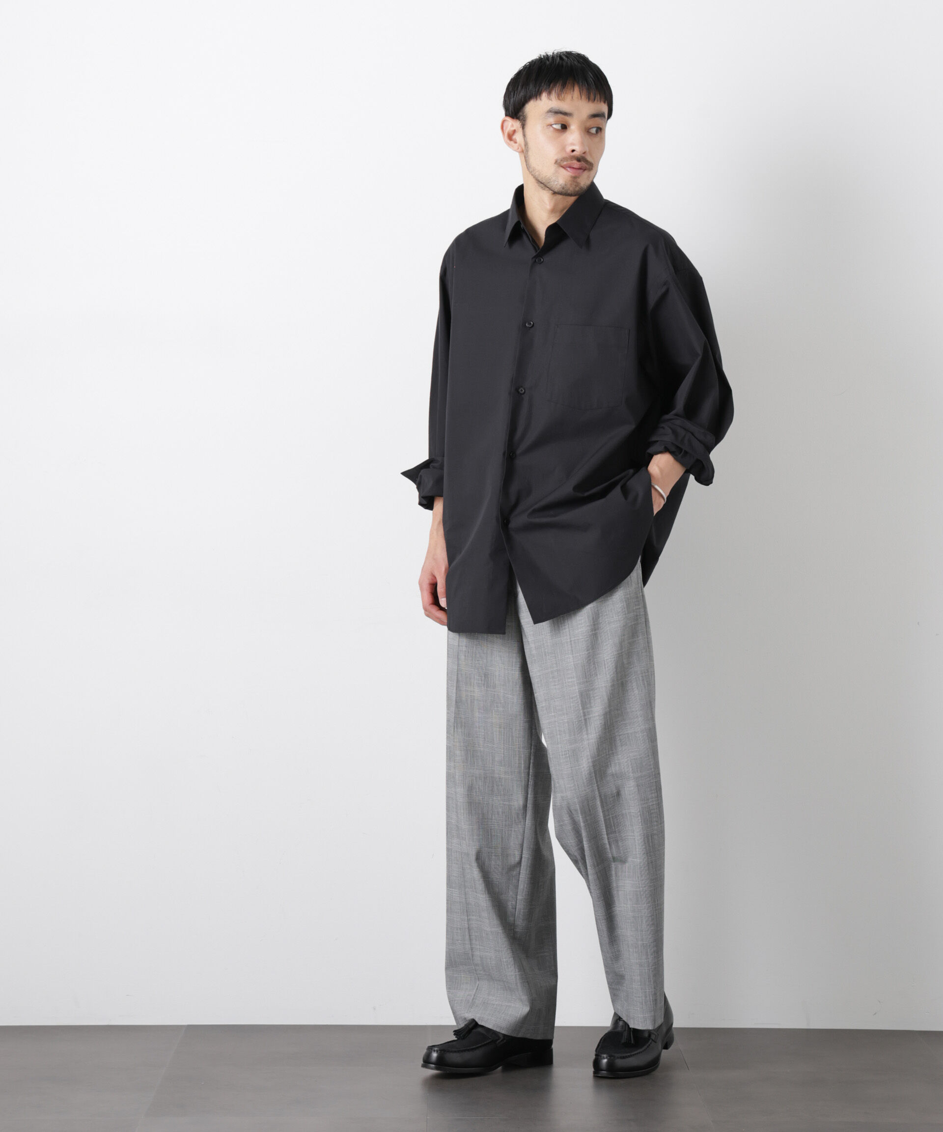 nano･universe「「ASSEMBLANC」 SIDOGRAS シャツ」|シャツ・ブラウス|