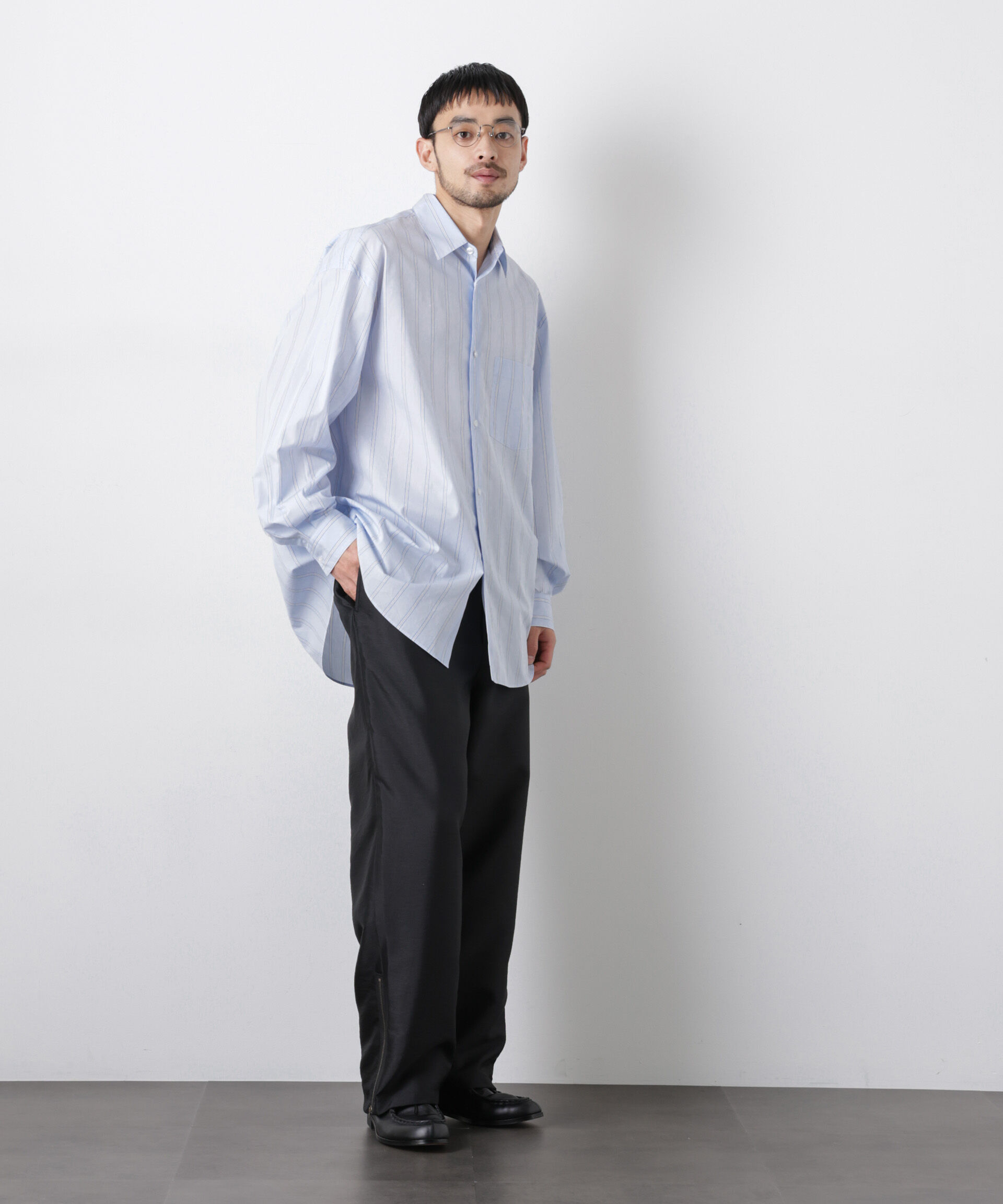 nano･universe「「ASSEMBLANC」 SIDOGRAS シャツ」|シャツ・ブラウス|