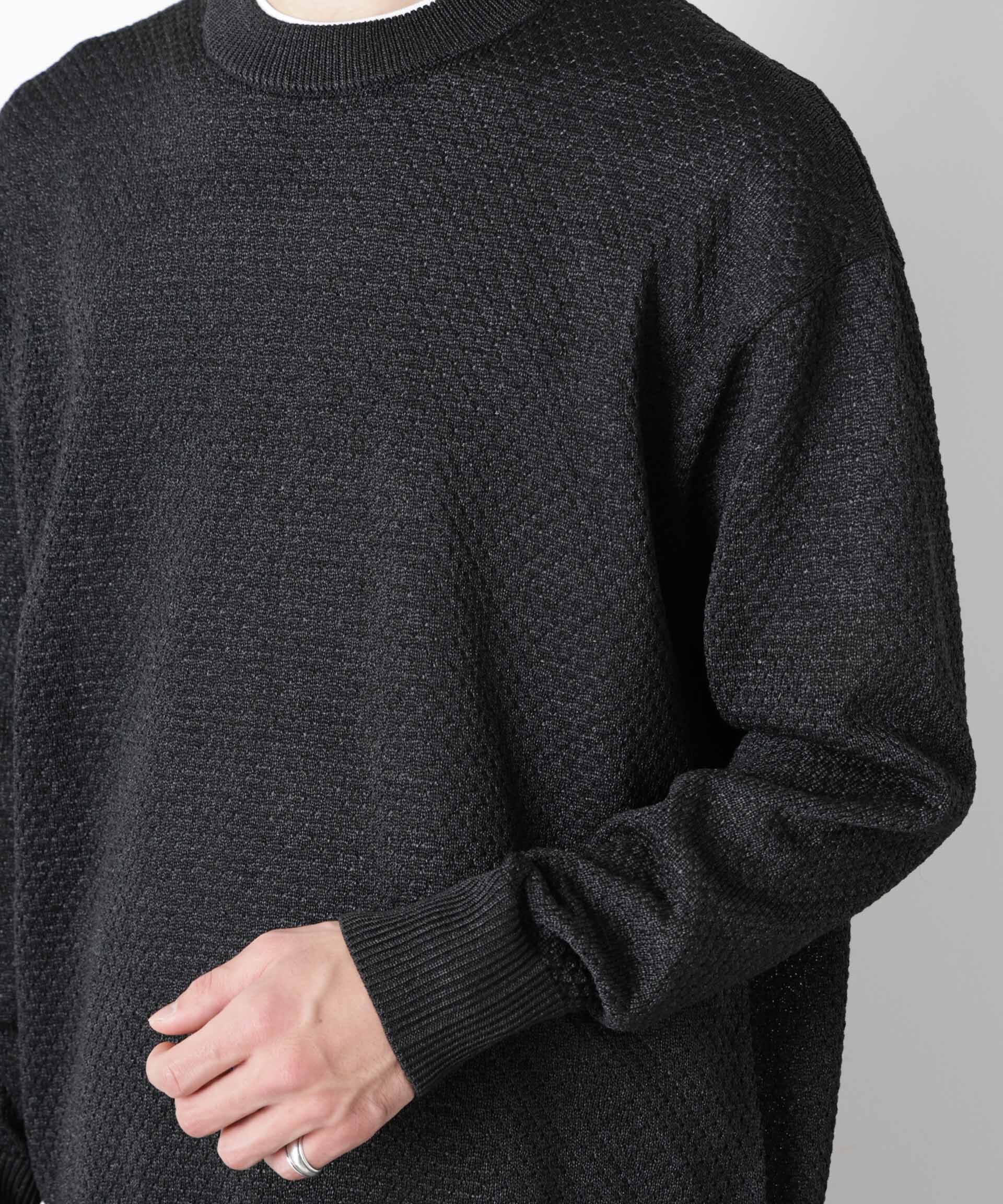 nano･universe「ギマクルーネックプルオーバー」|ニット・セーター|