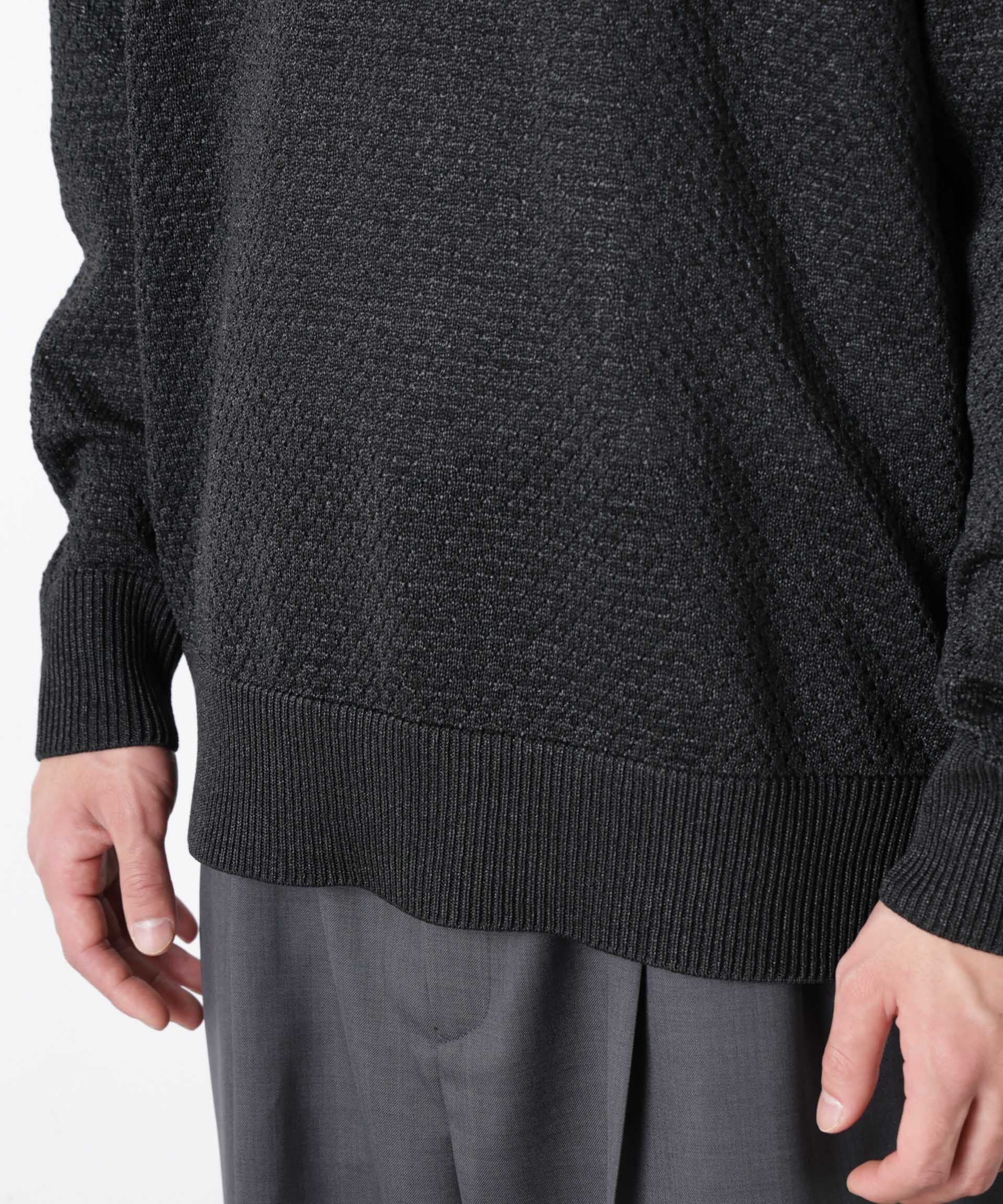 nano･universe「ギマクルーネックプルオーバー」|ニット・セーター|