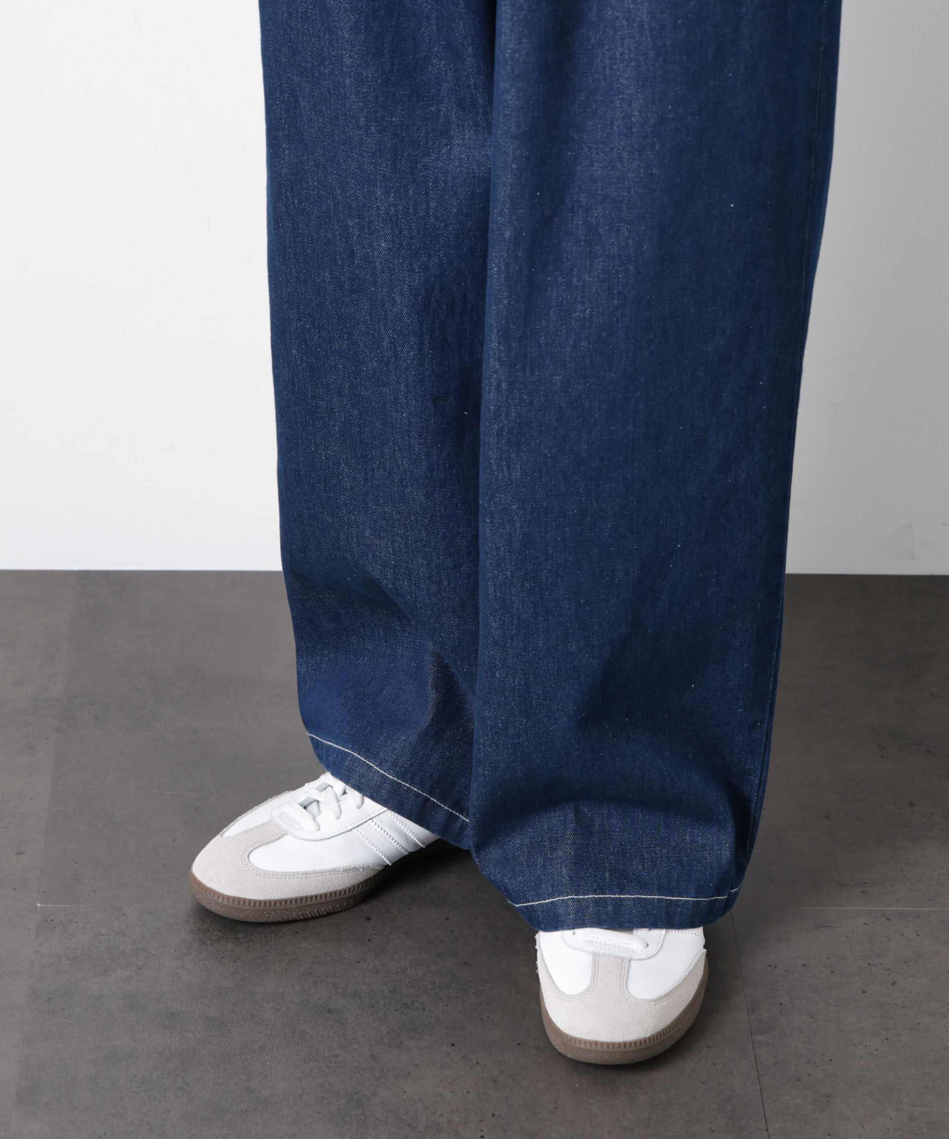 nano･universe「｢OtoNANO｣大人のワイドデニムパンツ」|チノ|