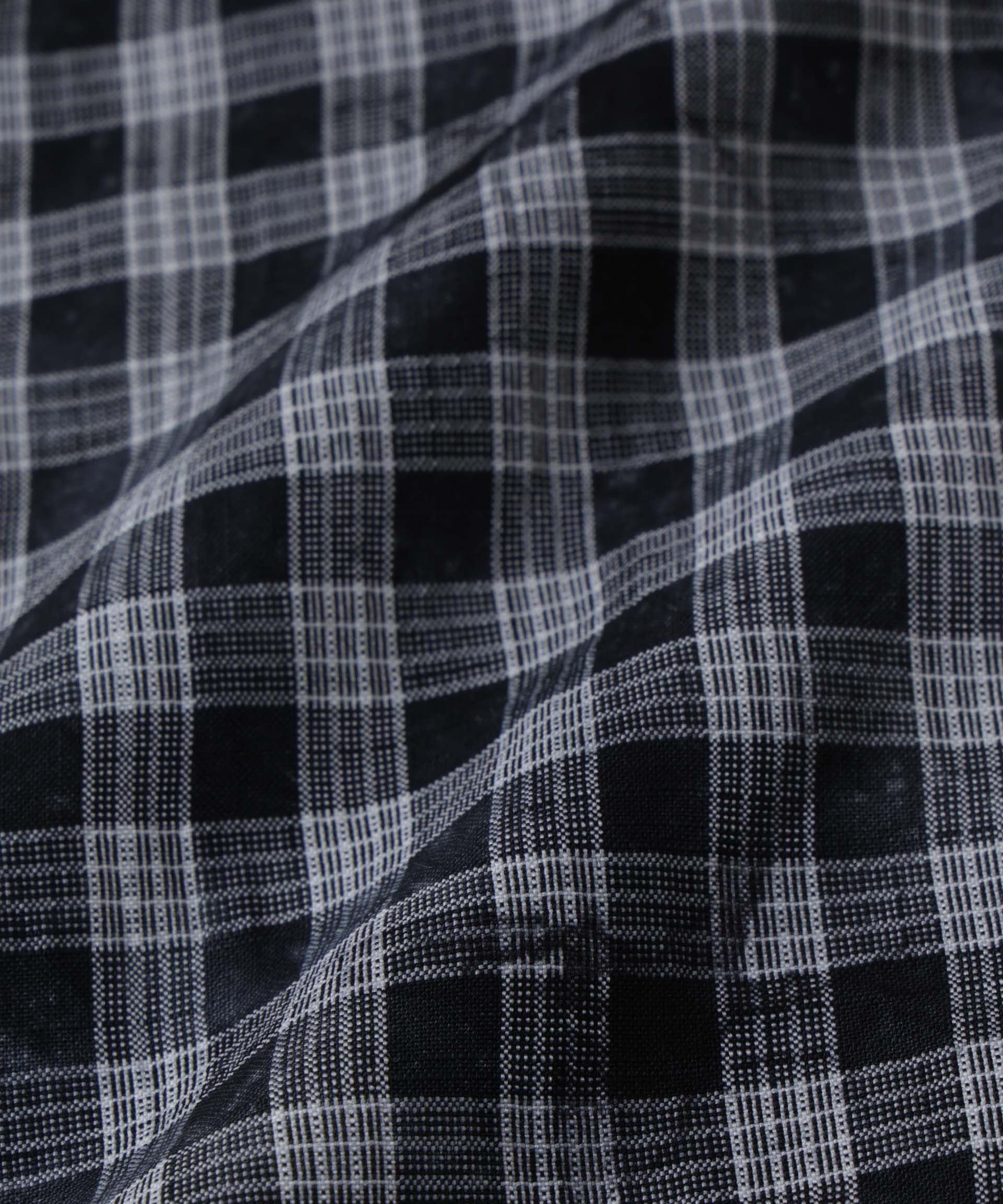 nano･universe「ケミカルフィニッシュチェック オーバーシャツ」|シャツ・ブラウス|