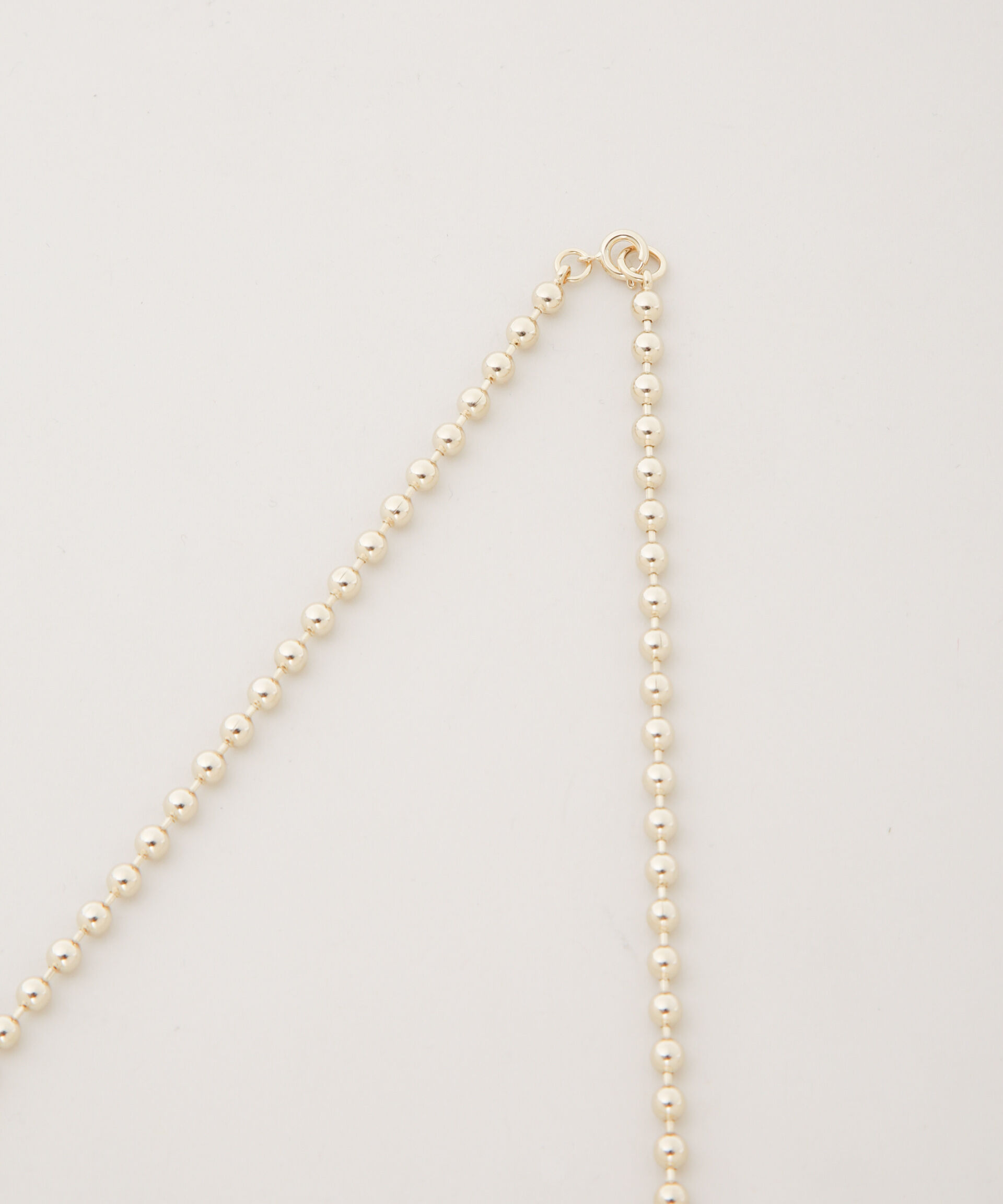 nano･universe「4mmボールチェーンネックレス長さ40cm」|ネックレス|