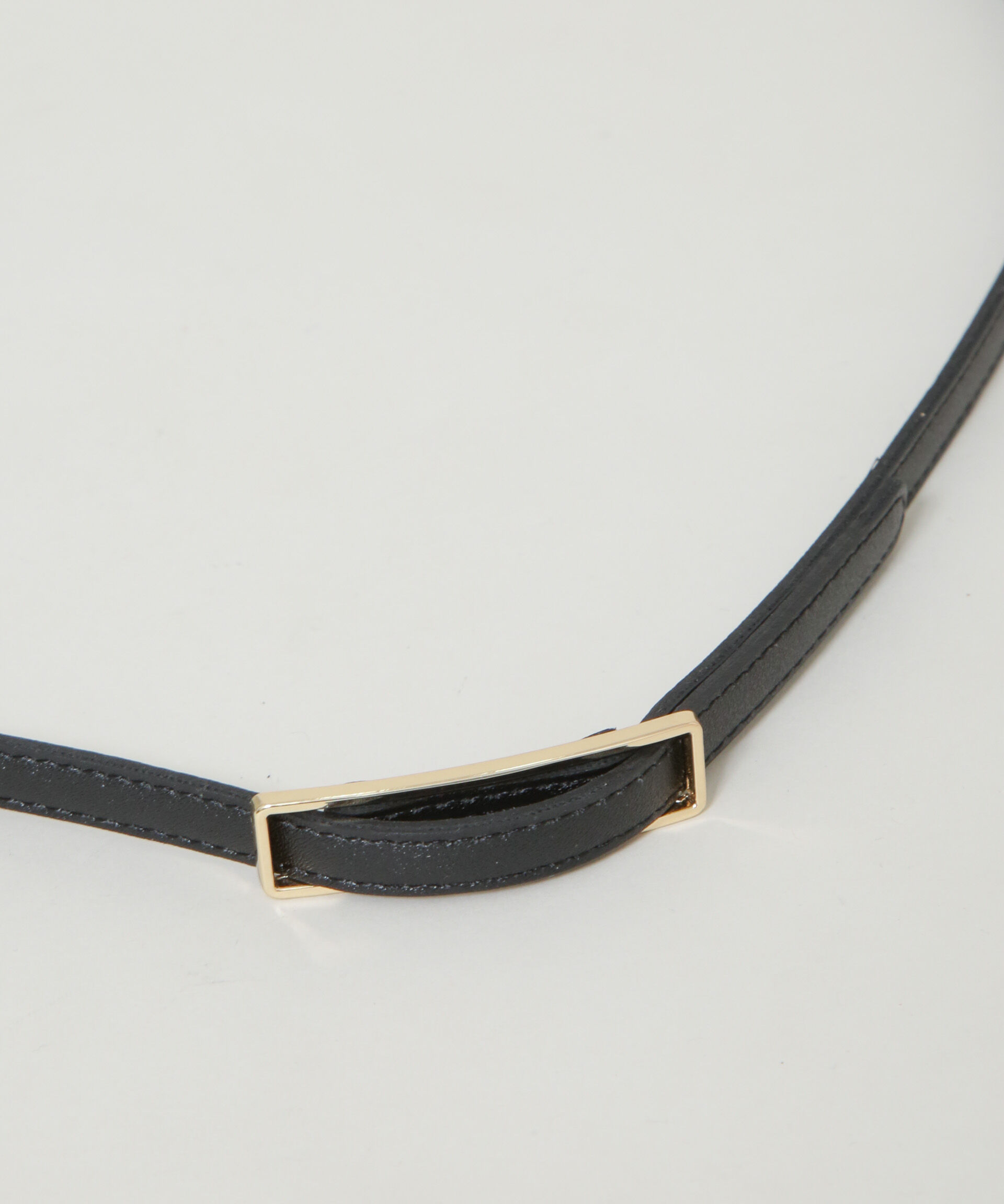 nano･universe「無段階調整 レクタングル型バックルベルト」|ベルト|