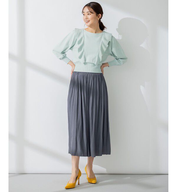 組曲「【新色追加・ウエスト調整可】ギャザーライトデシン パンツ」|その他|