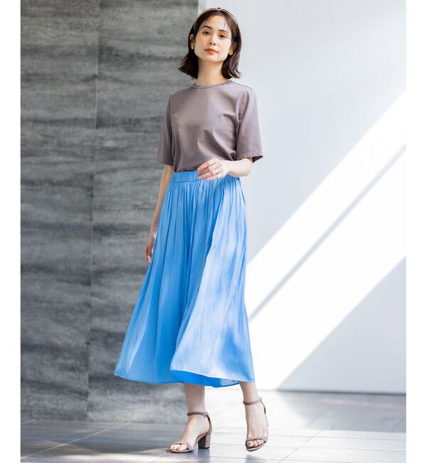 組曲「【新色追加・ウエスト調整可】ギャザーライトデシン パンツ」|その他|